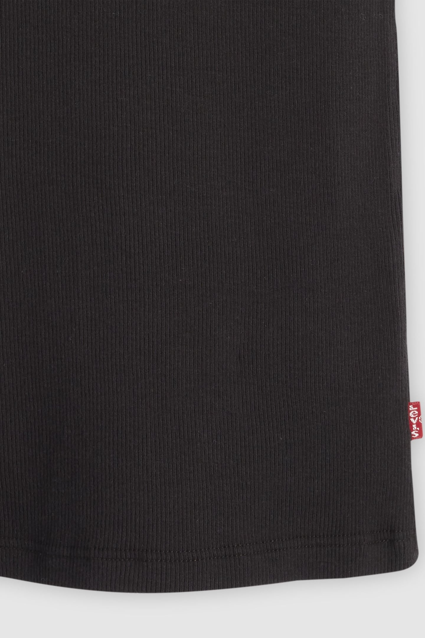 ESSENTIAL RIB TANK TOP BLACK 6