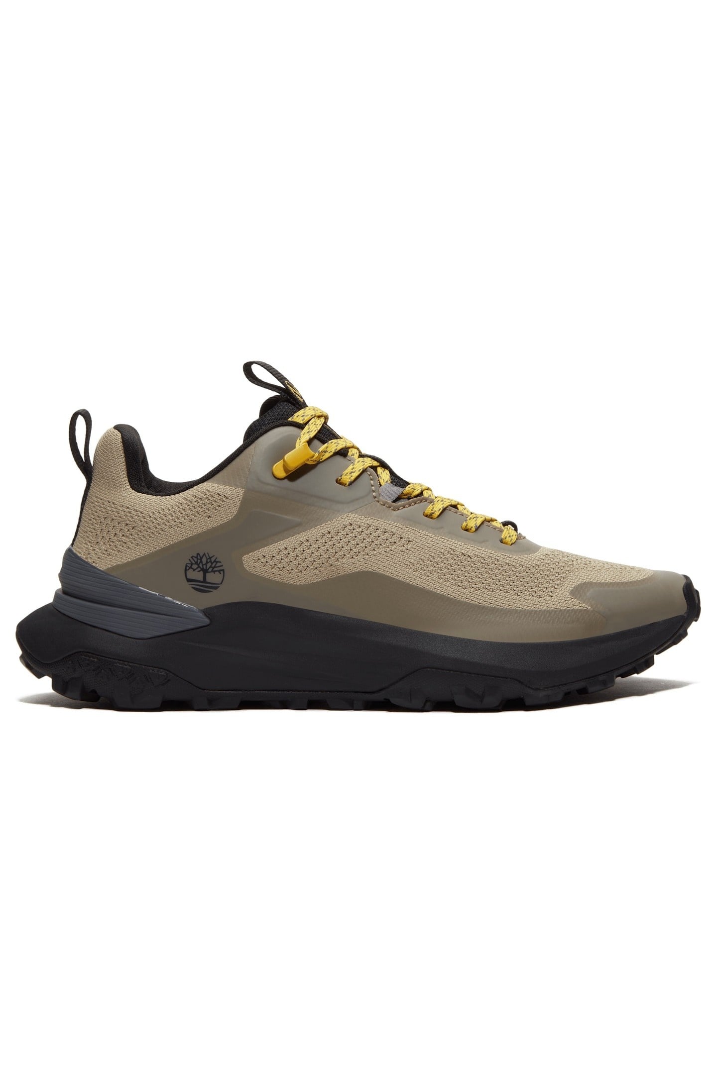 MOTION ACCESS LOW LACE UP SNEAKER LIGHT BROWN KNIT 1