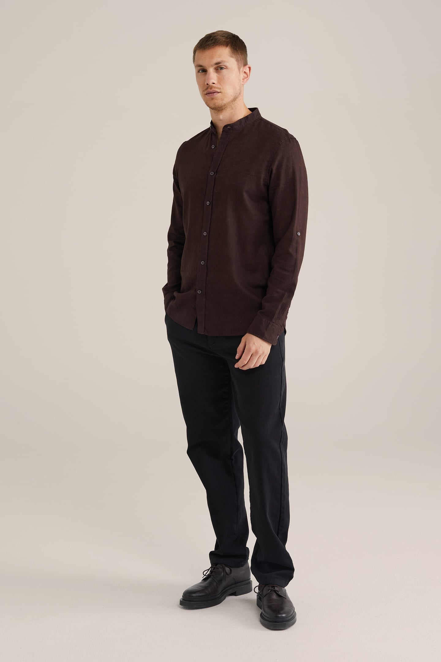 SHIRT DARK BROWN 3