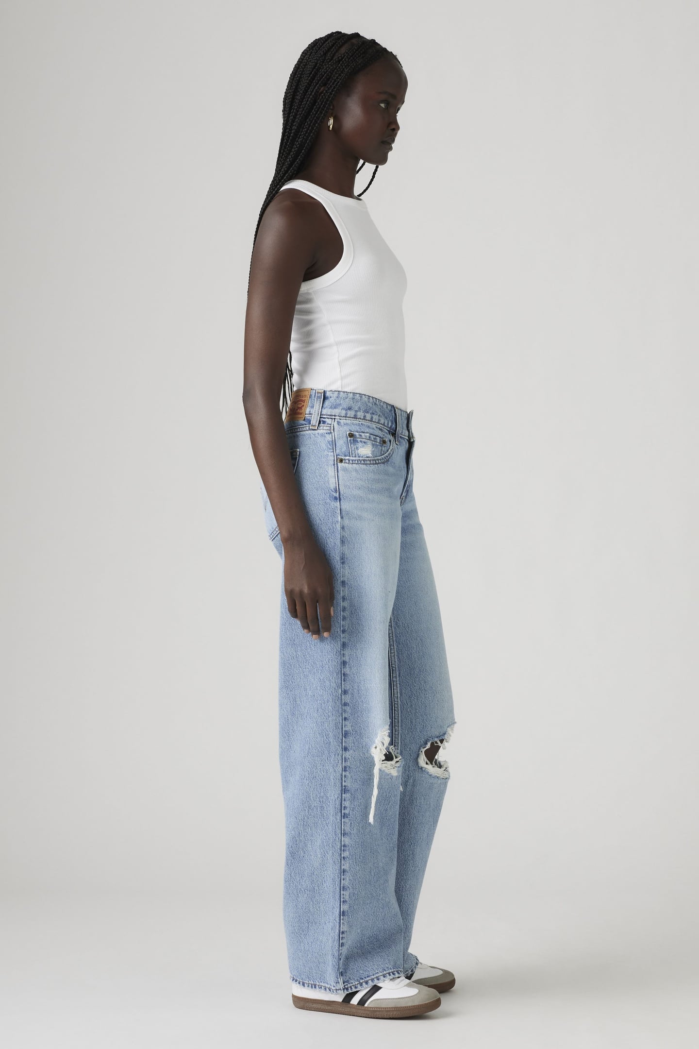 SUPERLOW LOOSE JEANS BLUE 4