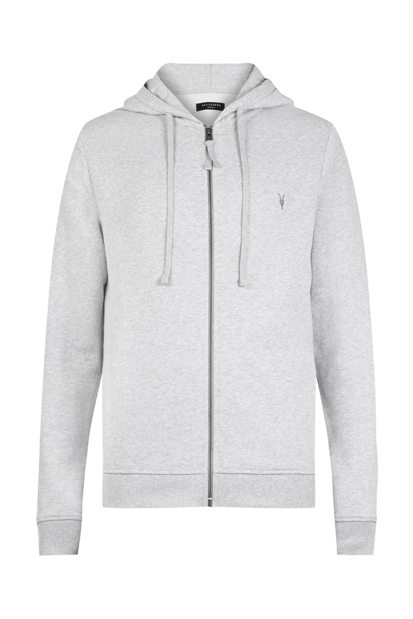 RAVEN ZIP HOODY GREY MARL 4
