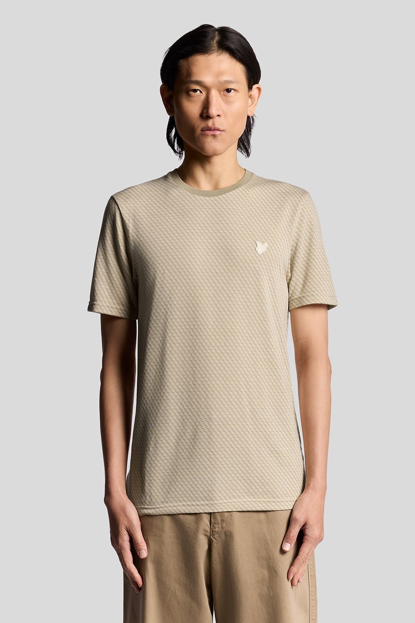 JACQUARD T-SHIRT NATURAL 2