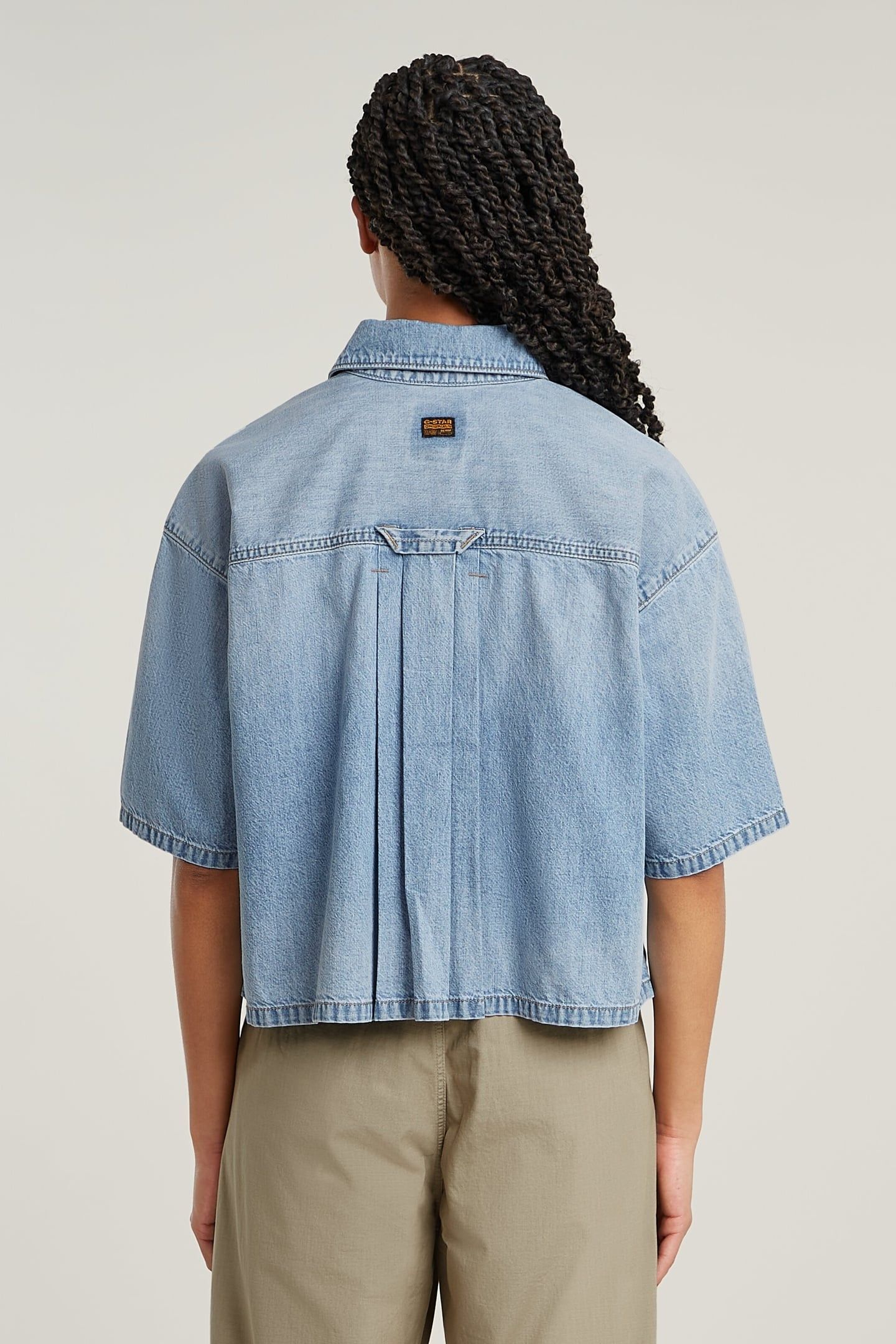 REMIX SHIRT S/S SUN FADED BLUE MIST 3