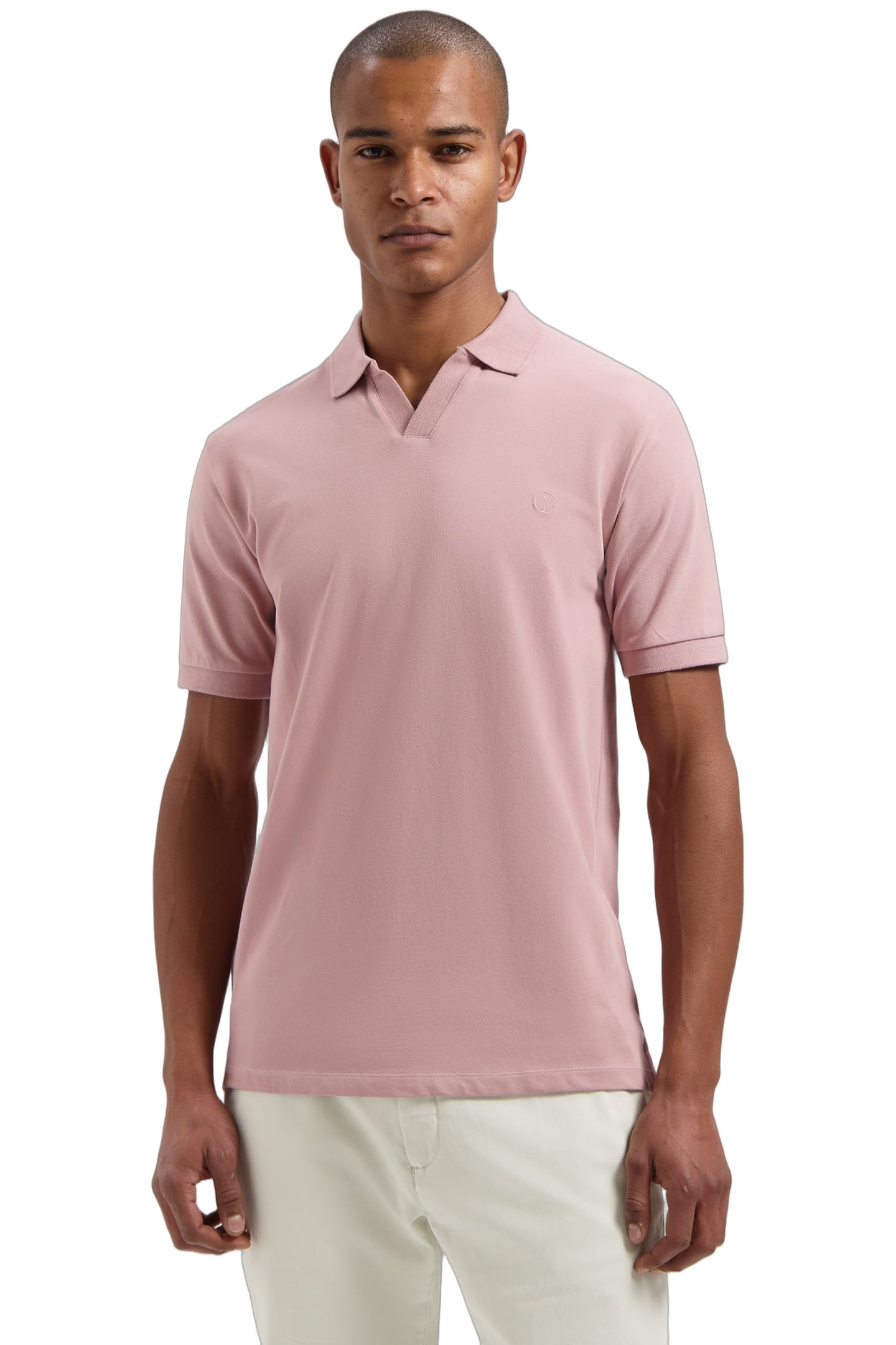 DS-BOWIE V-NECK POLO WOODROSE 1