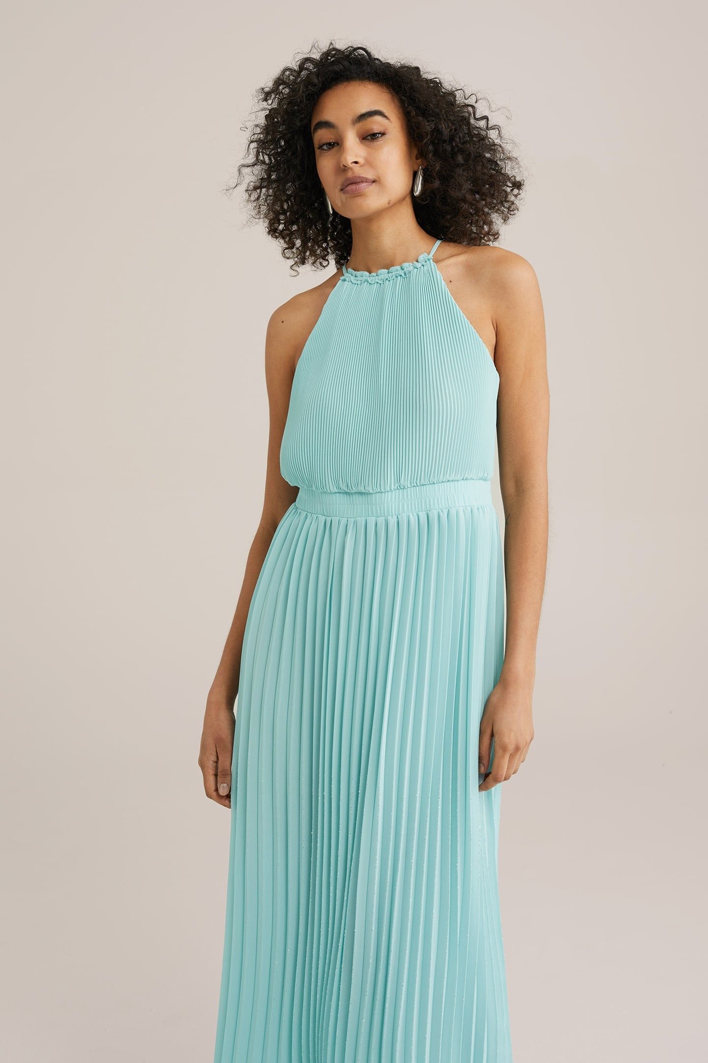 DRESS MAXI LENGTH LIGHT BLUE 1