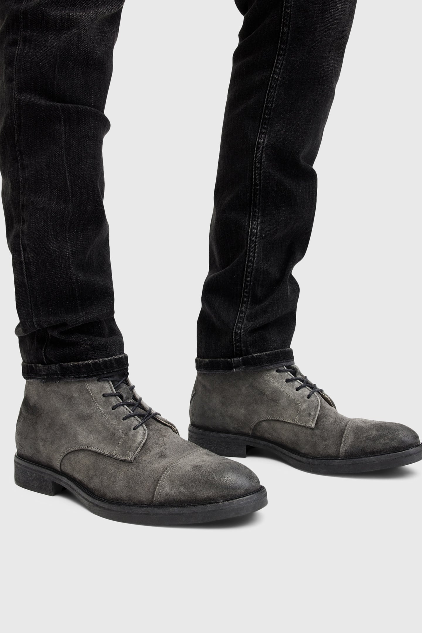 DRAGO SUEDE BOOT CHARCOAL GREY 5