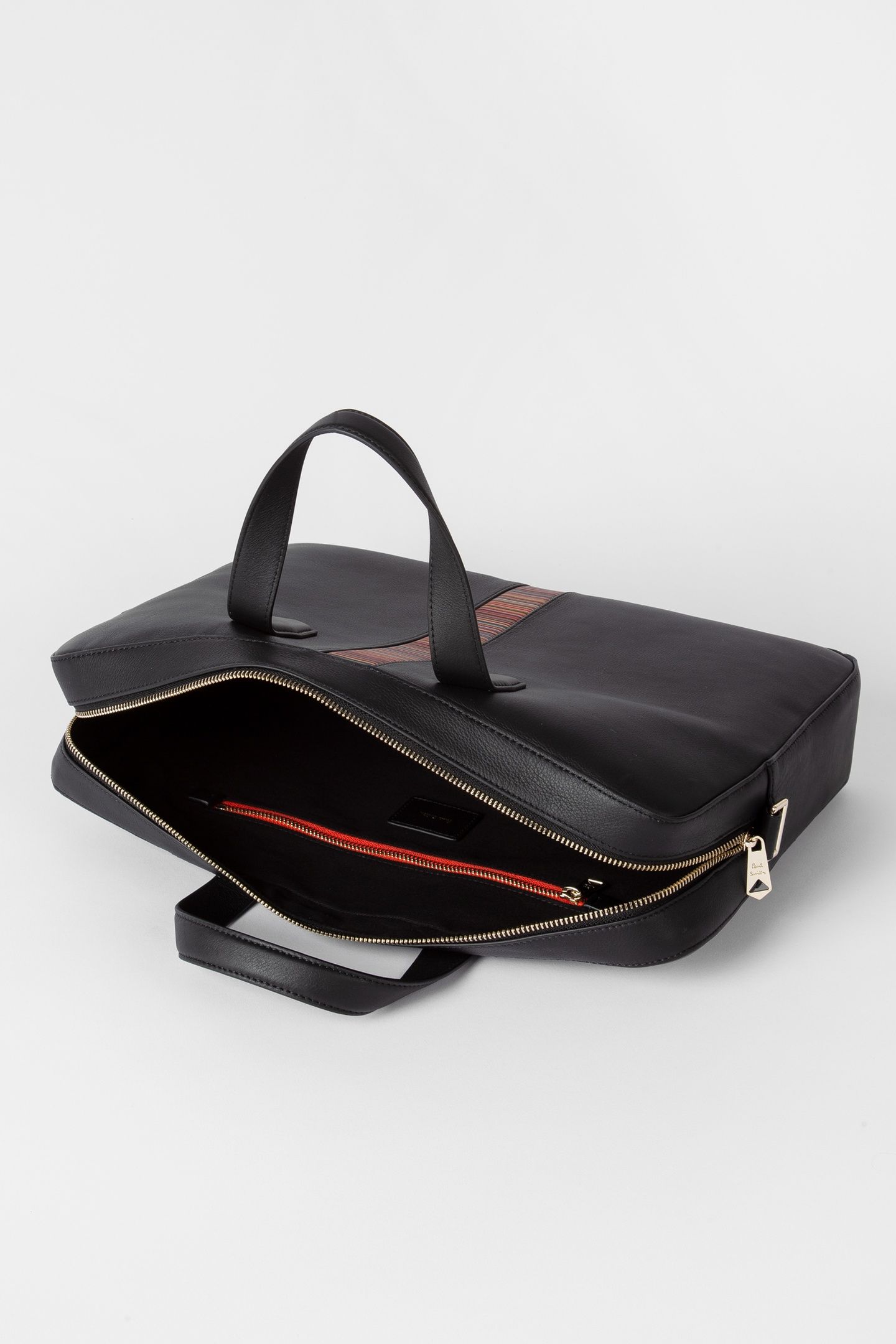 BAG FOLIO STRIPED BLACK 4