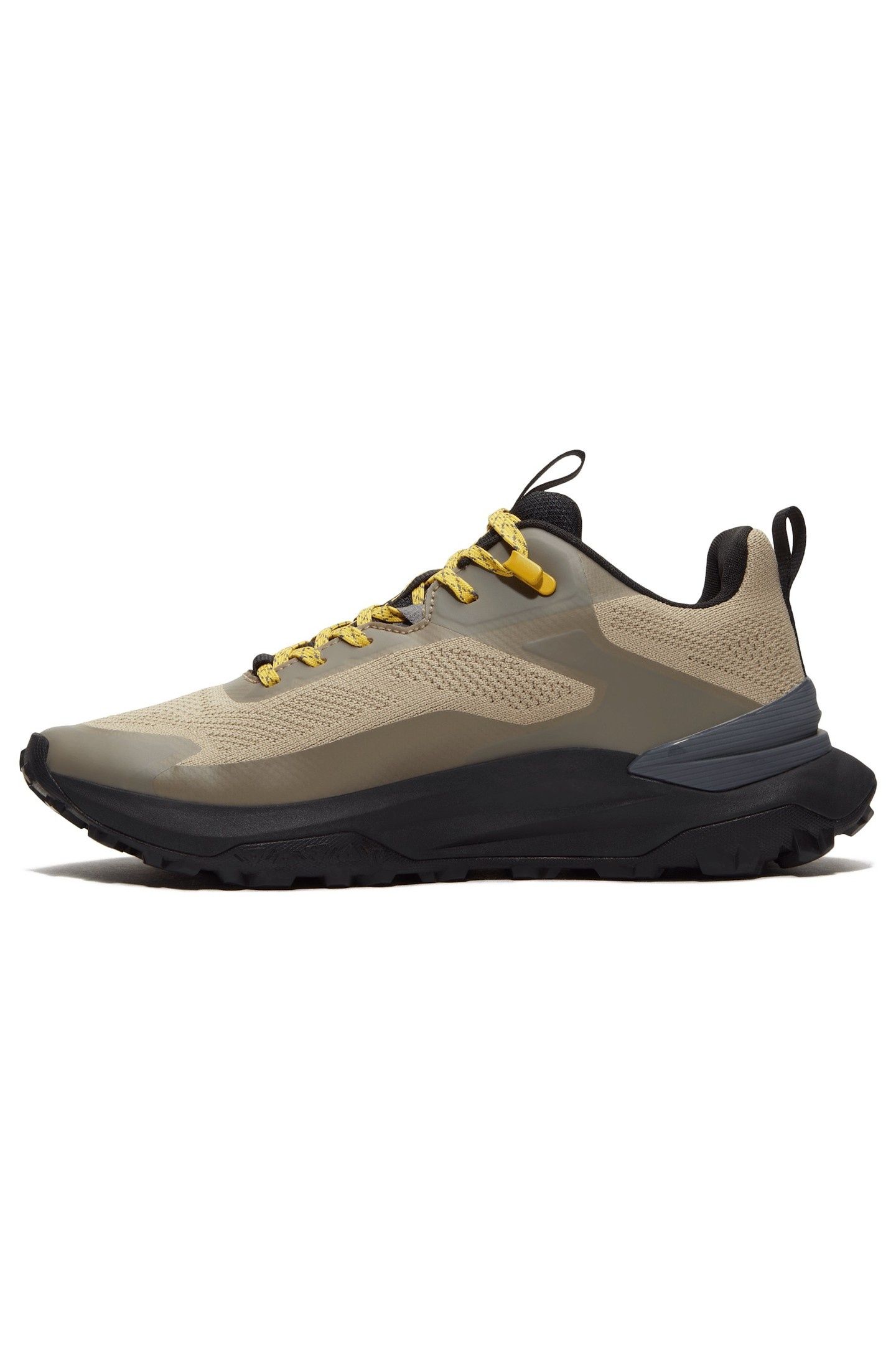 MOTION ACCESS LOW LACE UP SNEAKER LIGHT BROWN KNIT 7