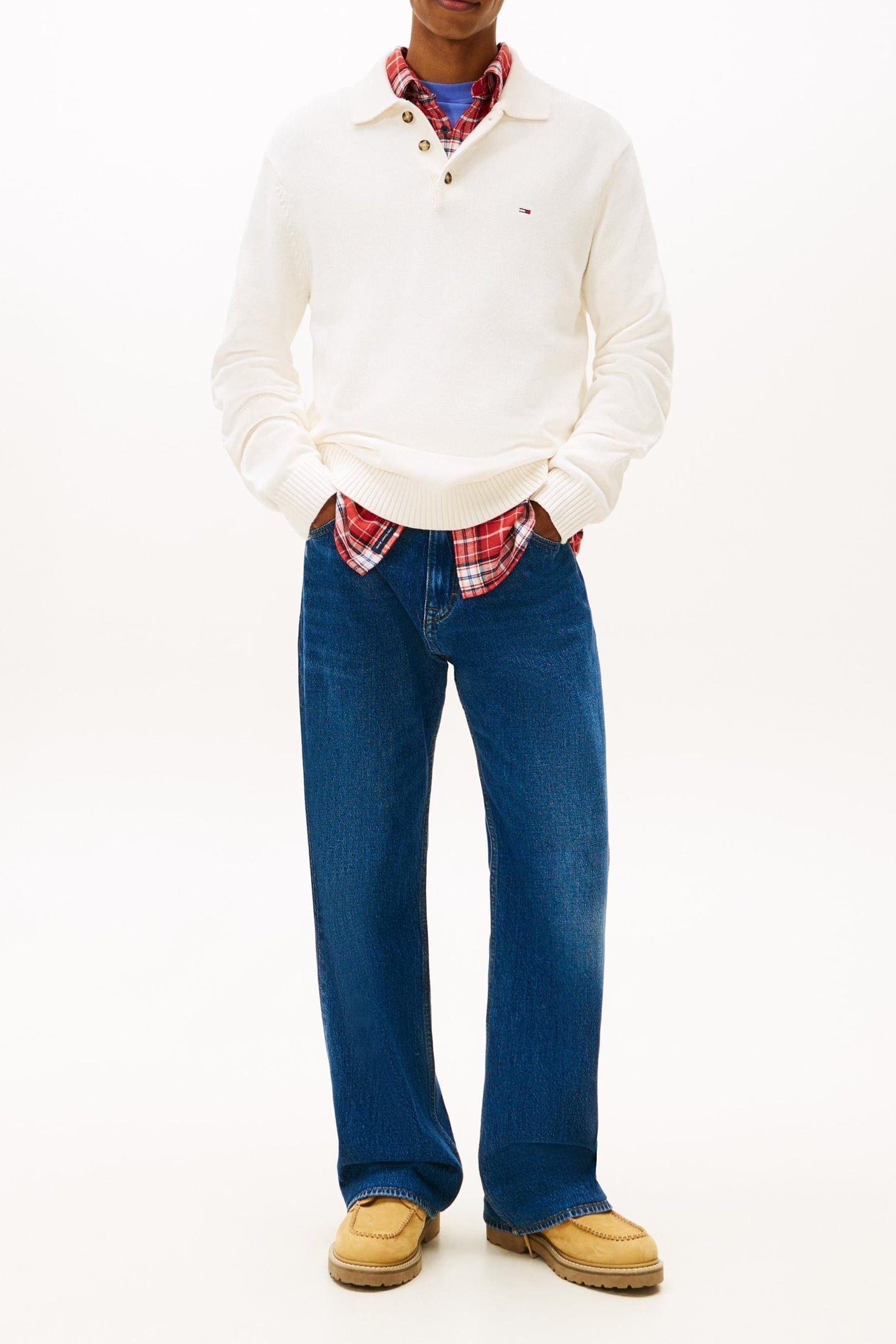 SLIM ESSENTIAL PULLOVER SWEATER ANCIENT WHITE 4