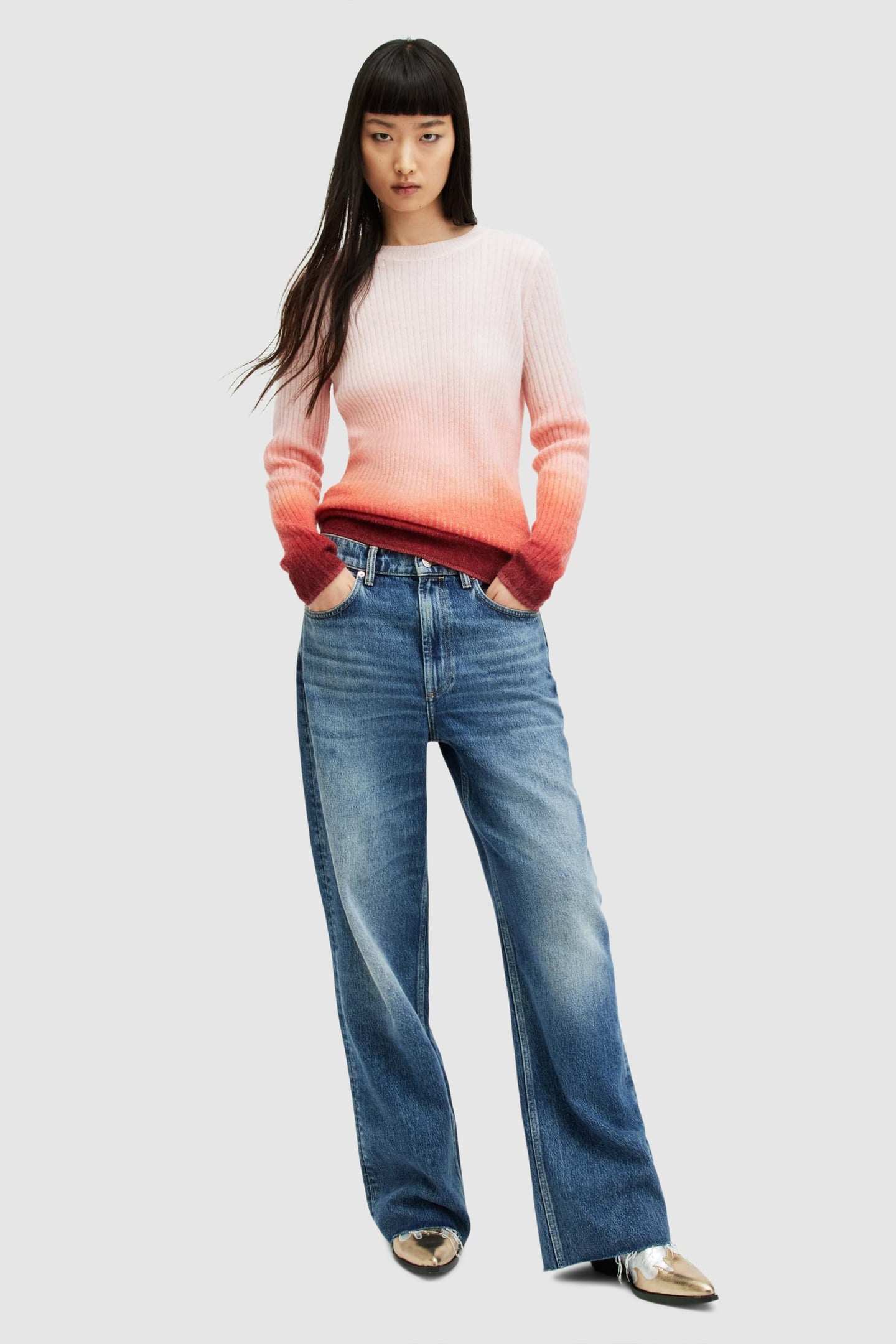 SISSY ROLL NECK BURNT ORANGE 1
