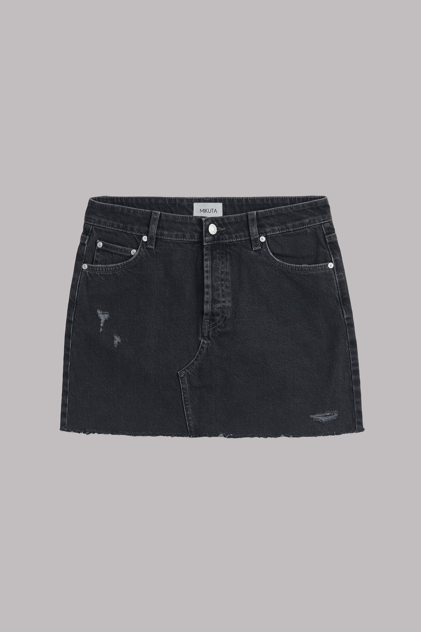 THE BLACK DENIM SKIRT 2