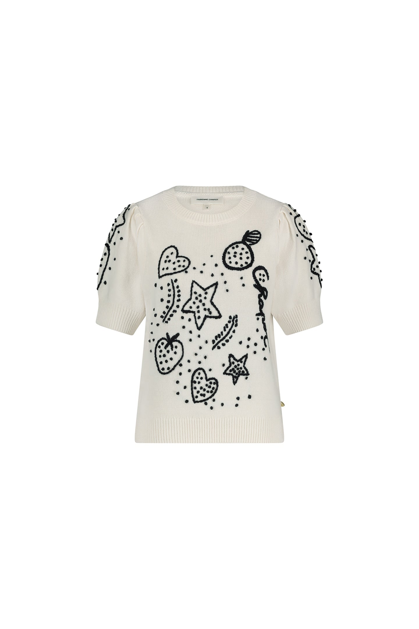 EDO SHORT SLEEVE PULLOVER COSY WHITE 4
