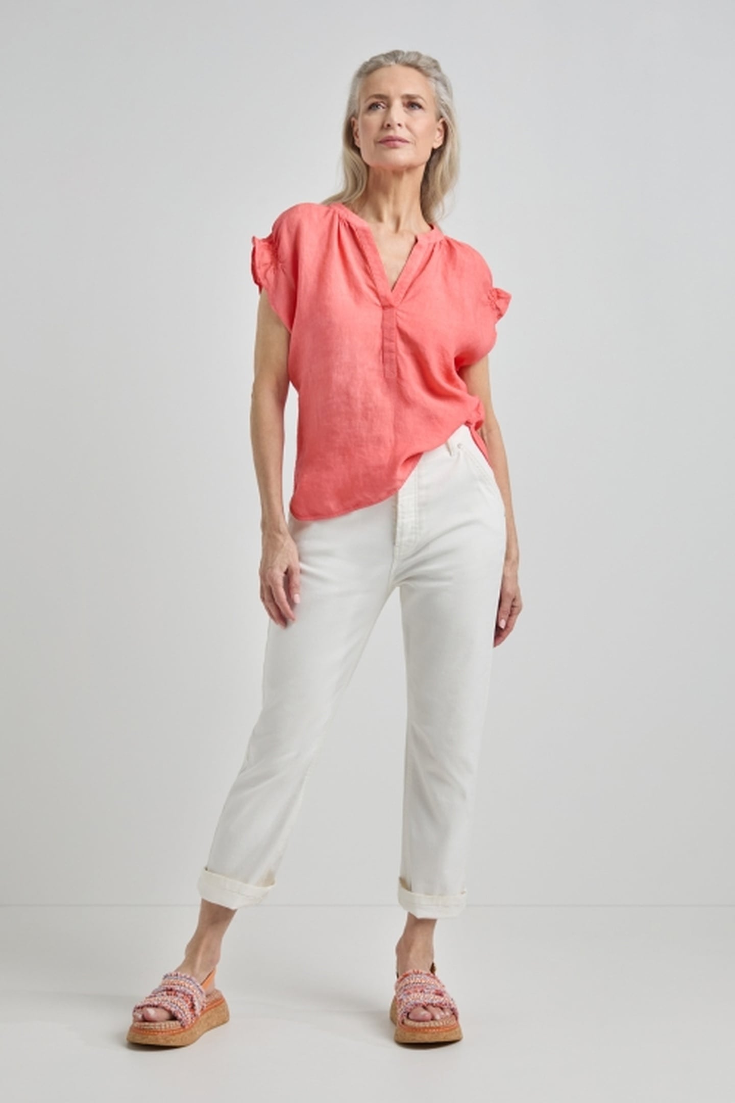 JULIUS BLOUSE CORAL 3