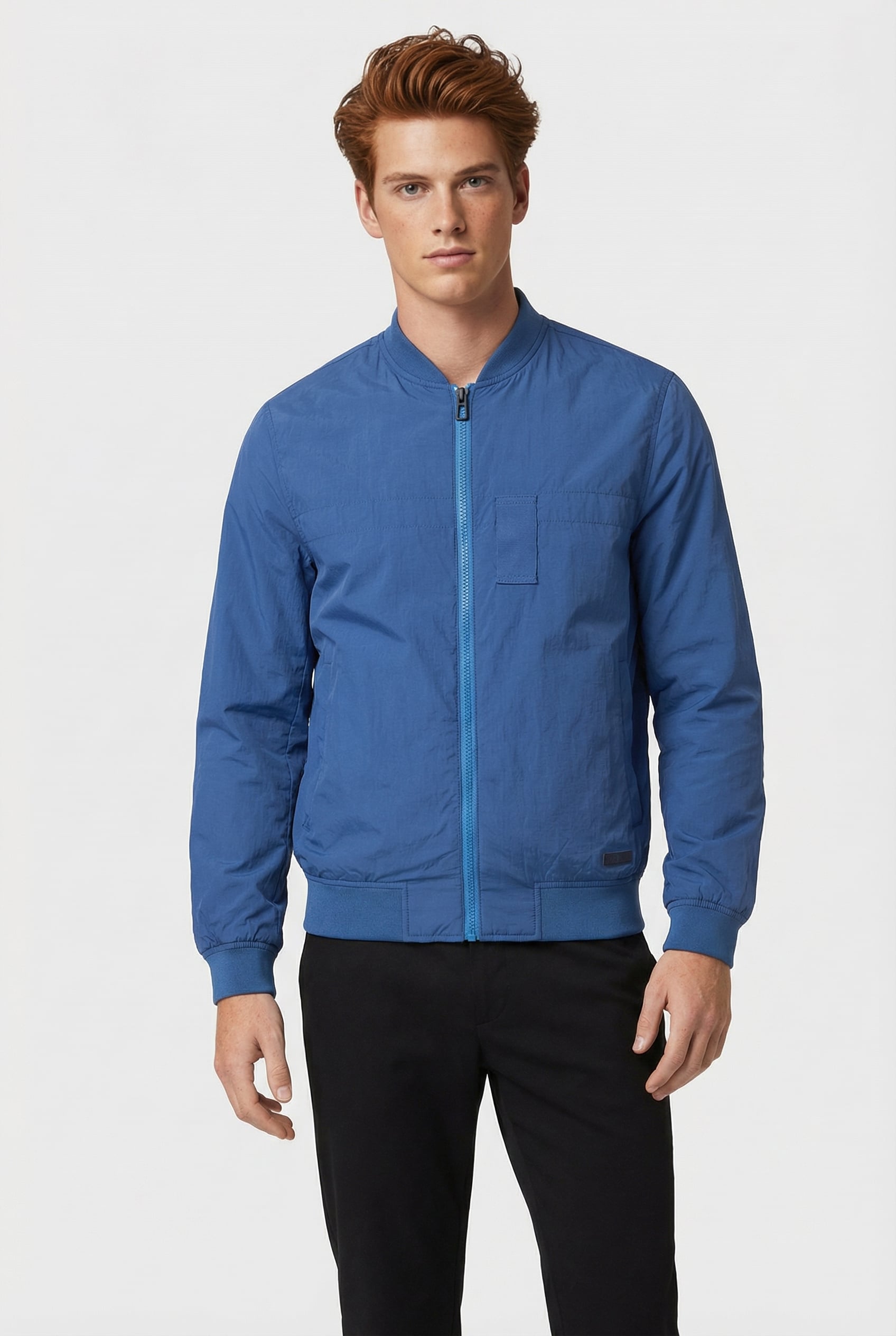 BOMBER JACKET GREYISH BLUE 1