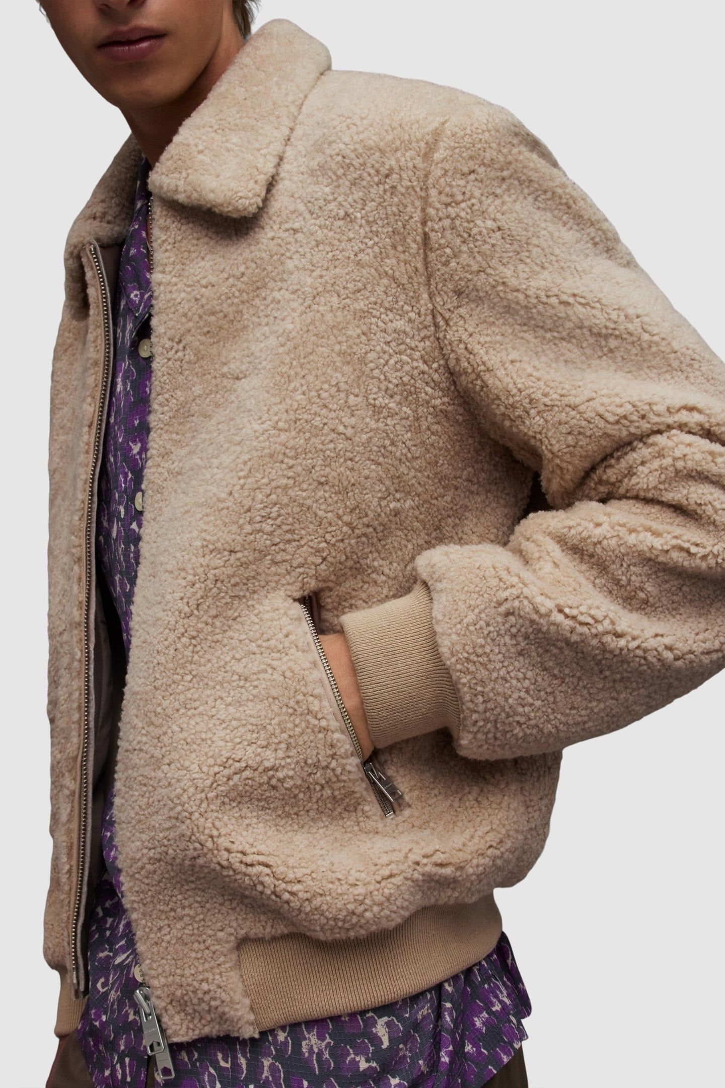 CHARLIE SHEARLING JA NATURAL TAUPE 8