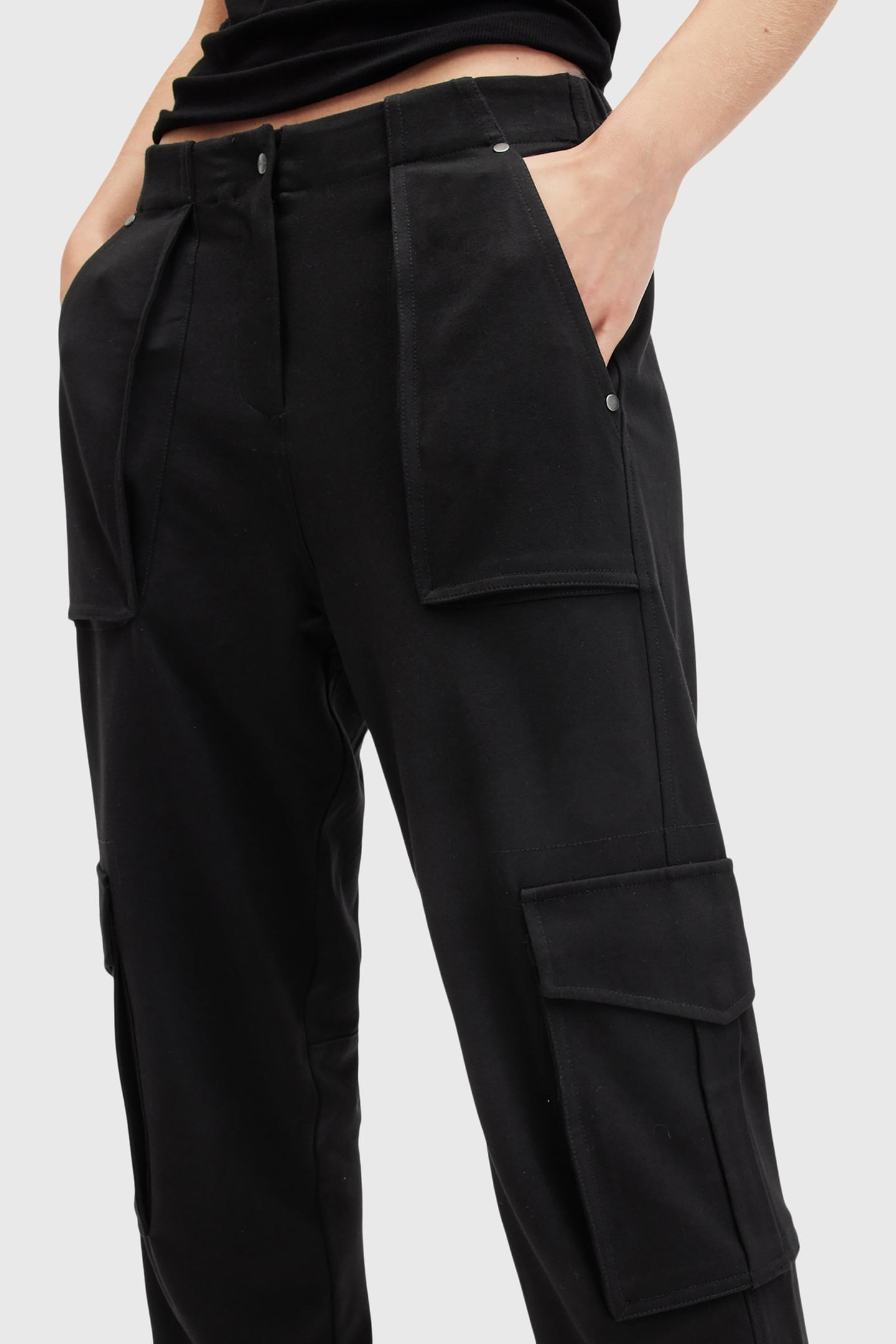 FREDA JERSEY TROUSER BLACK 8