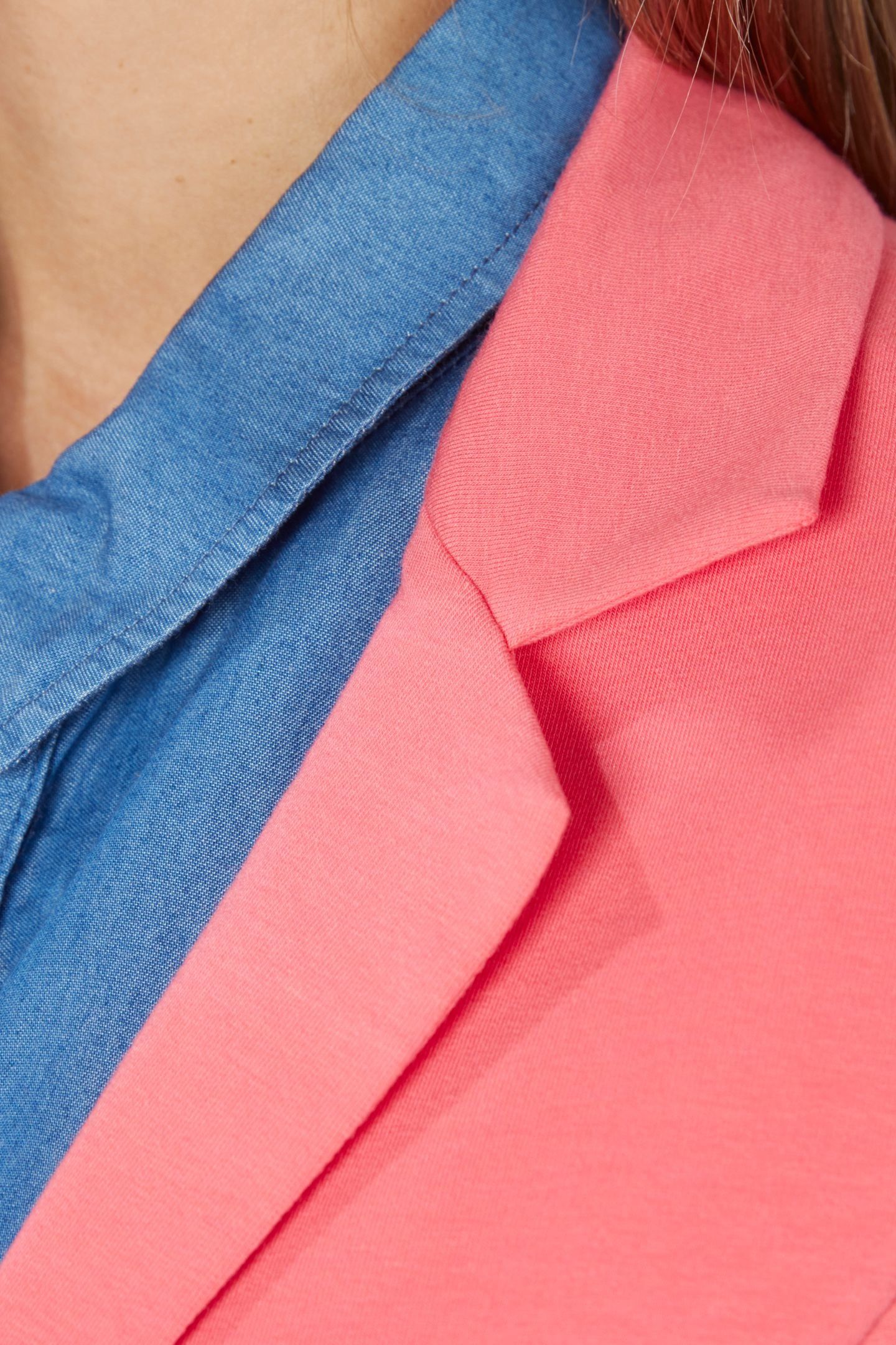 CASUAL JERSEY BLAZER IN PINK 5