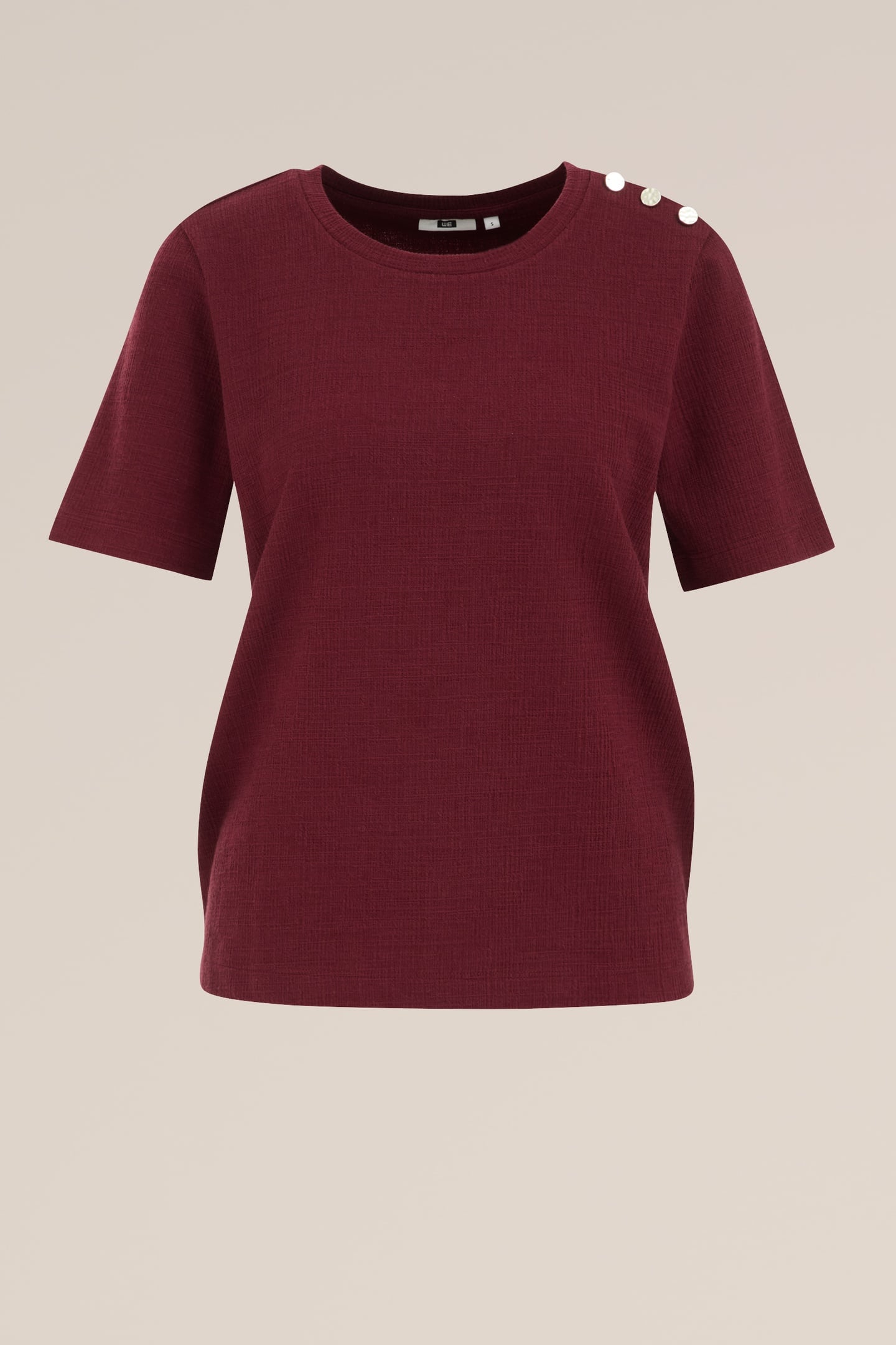 T-SHIRT BURGUNDY RED 4