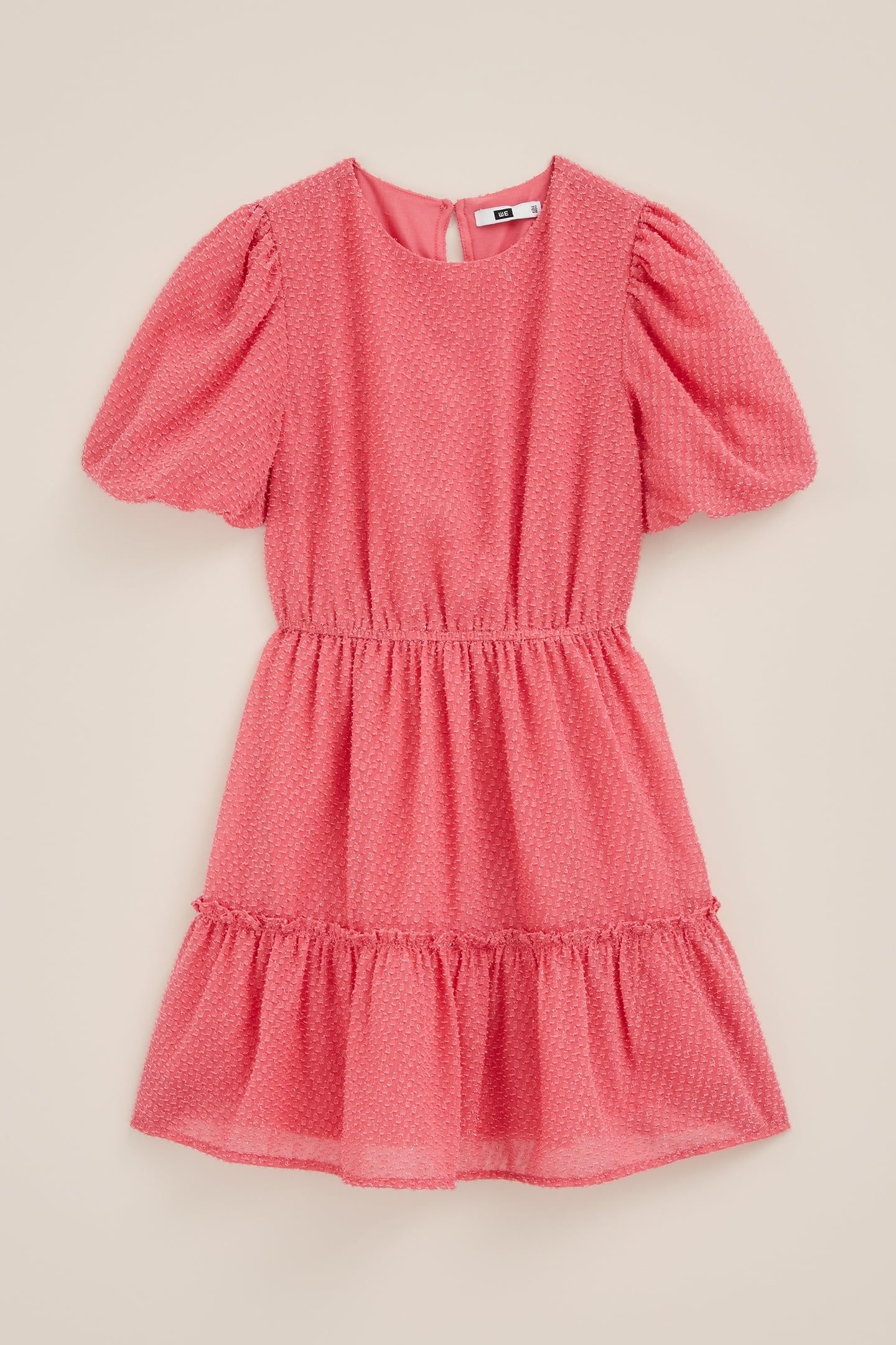 DRESS MID LENGTH CORAL PINK 3