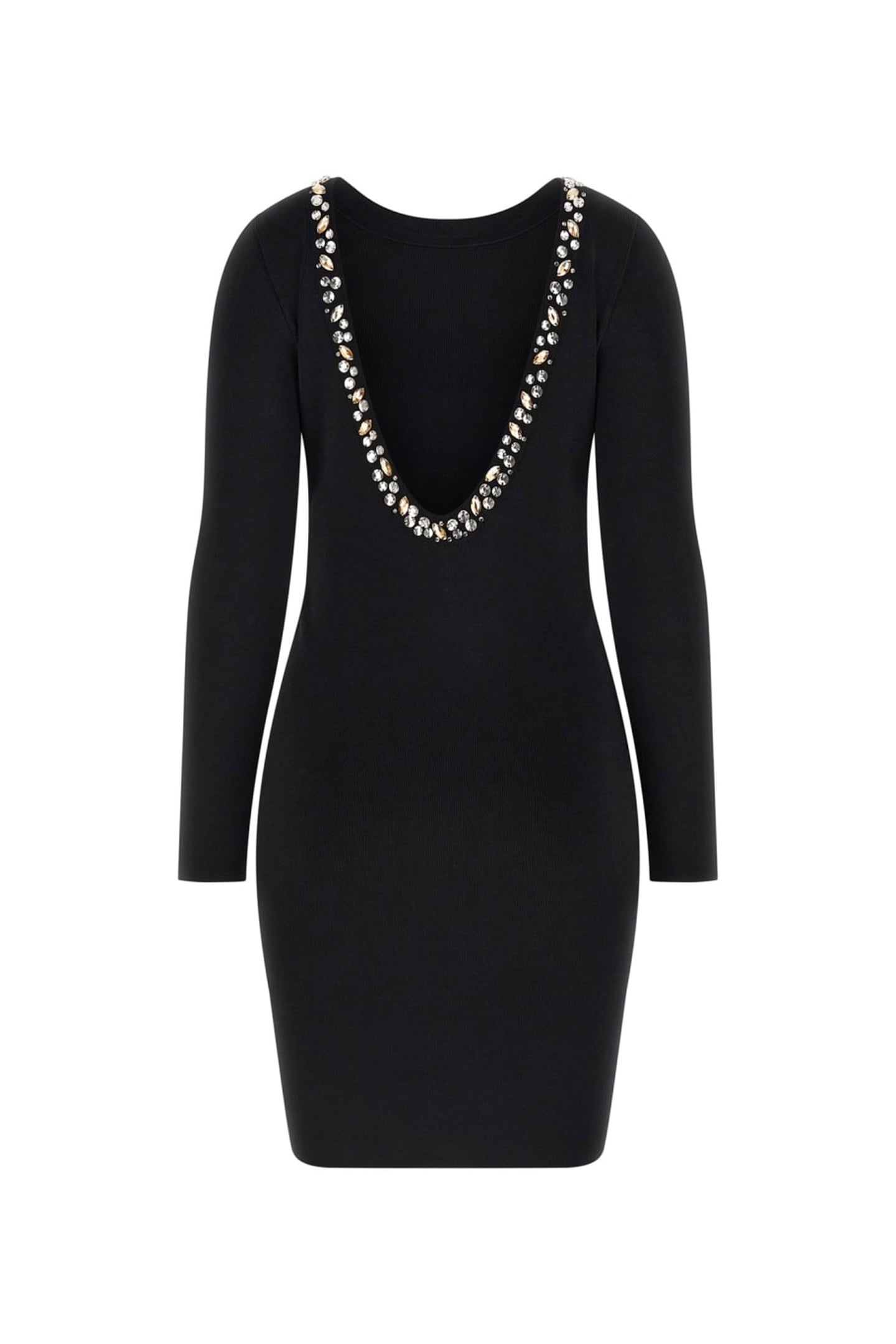 MARCIANO BY GUESS LAUREN BANDAGE DRESS JET BLACK 6