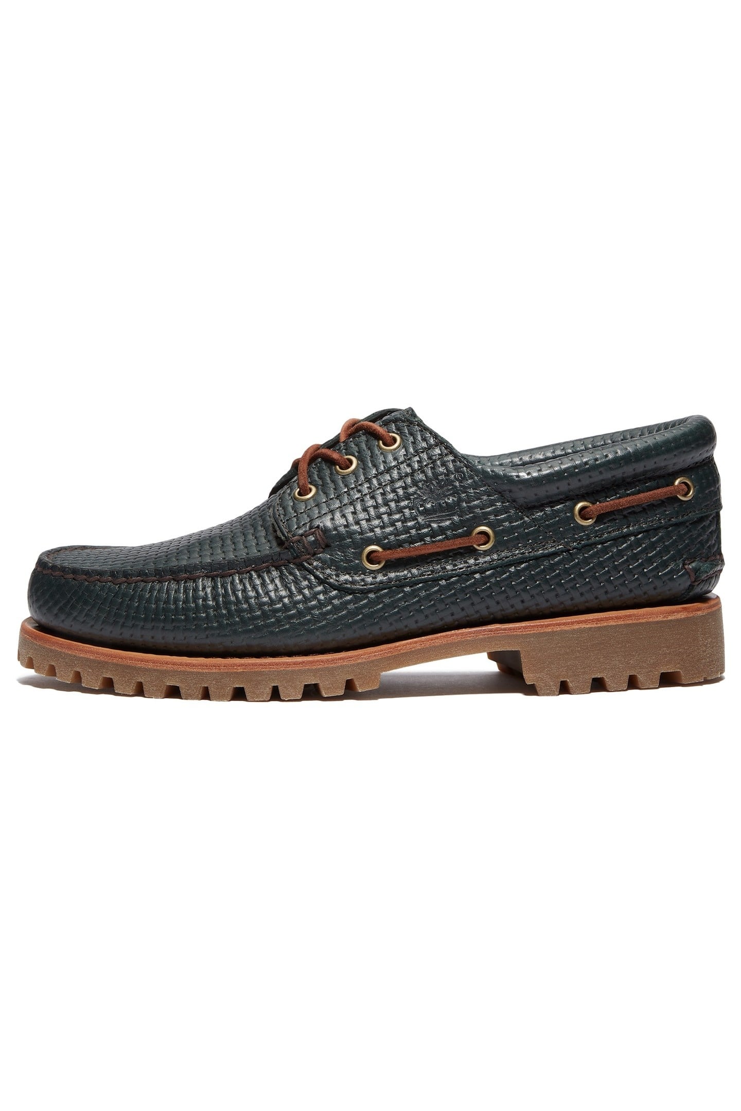 AUTHENTIC BOAT SHOE DARK GREEN FULL GRAIN 2