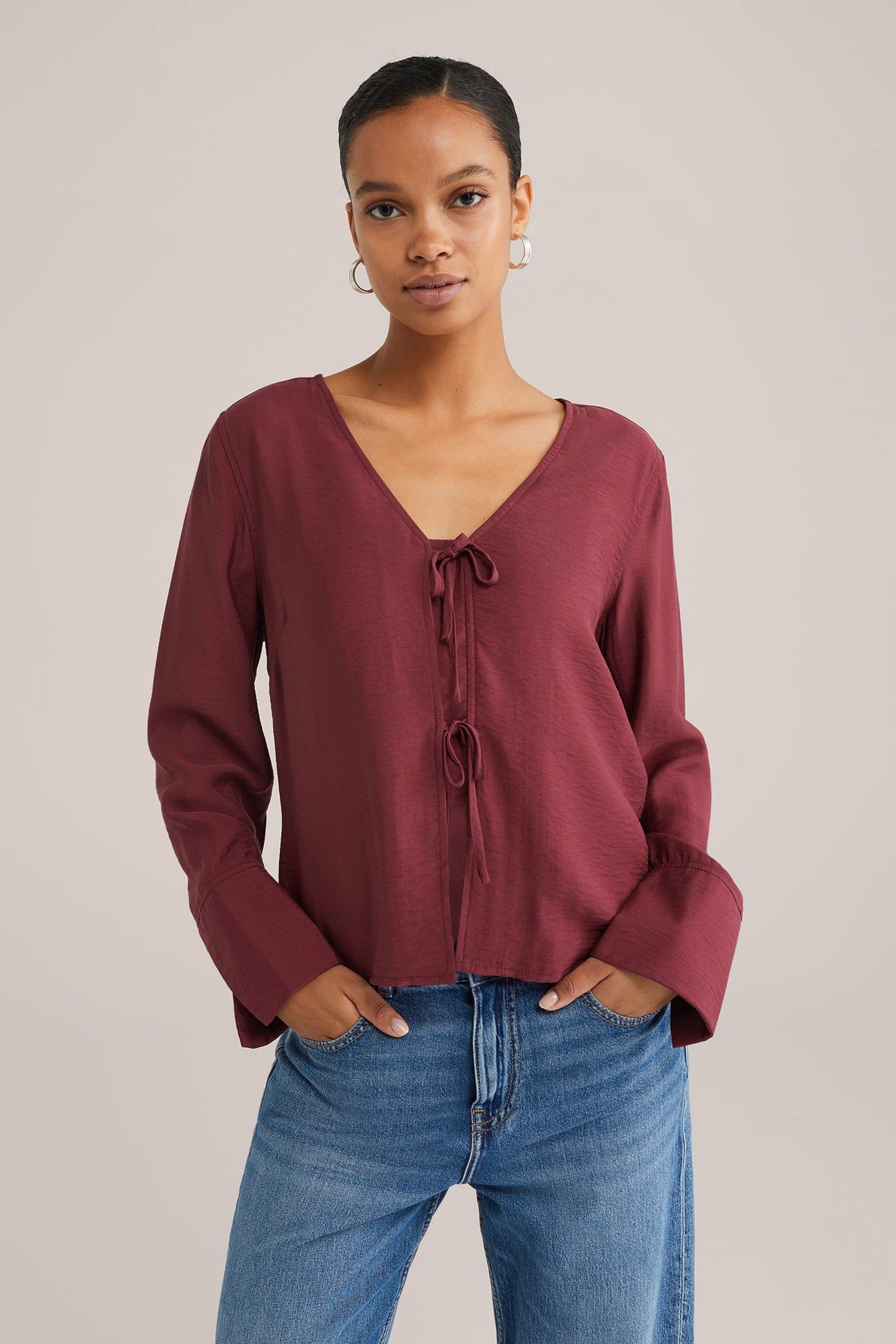 BLOUSE VINTAGE RED 1