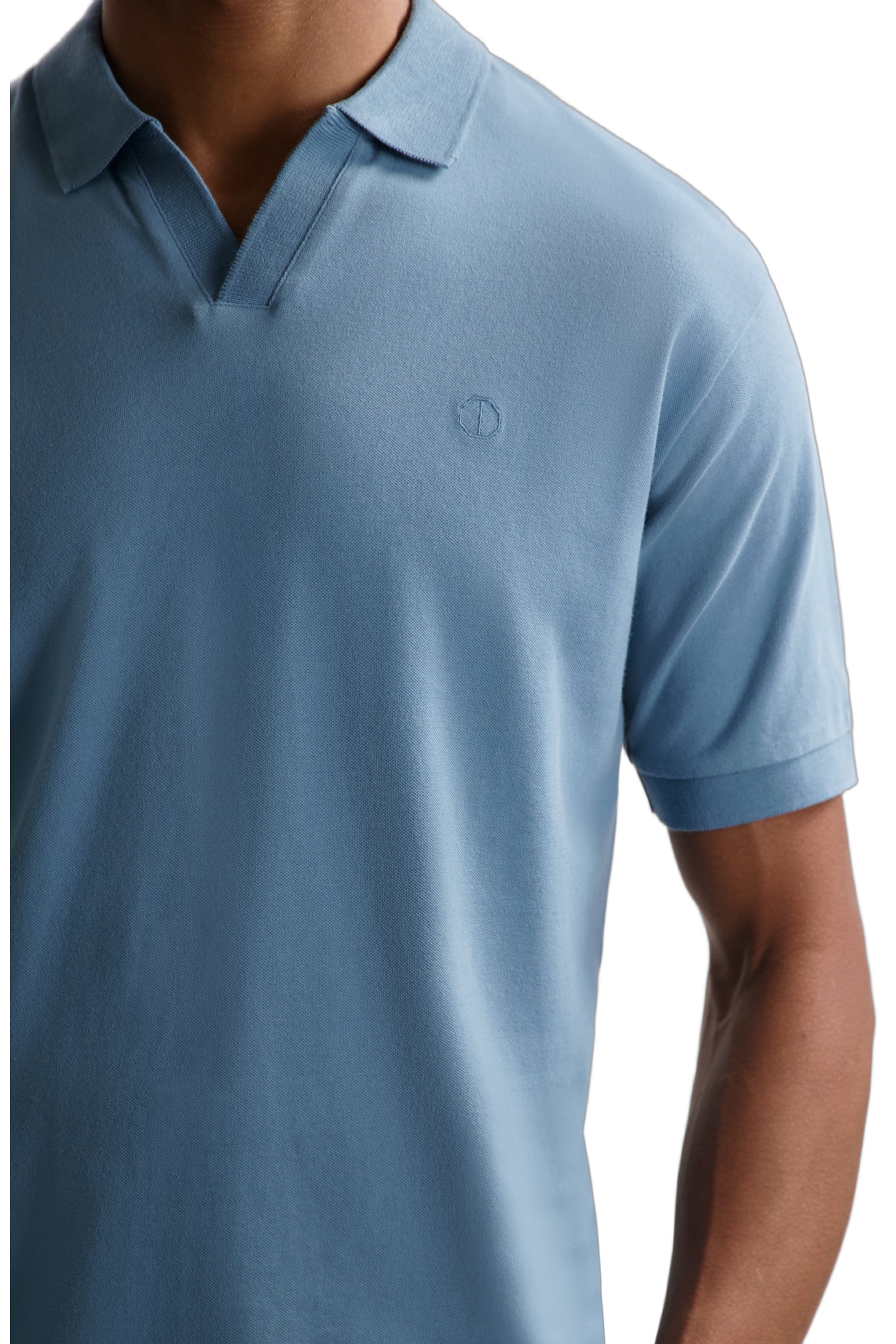 DS-BOWIE V-NECK POLO PROVINCIAL BLUE 3