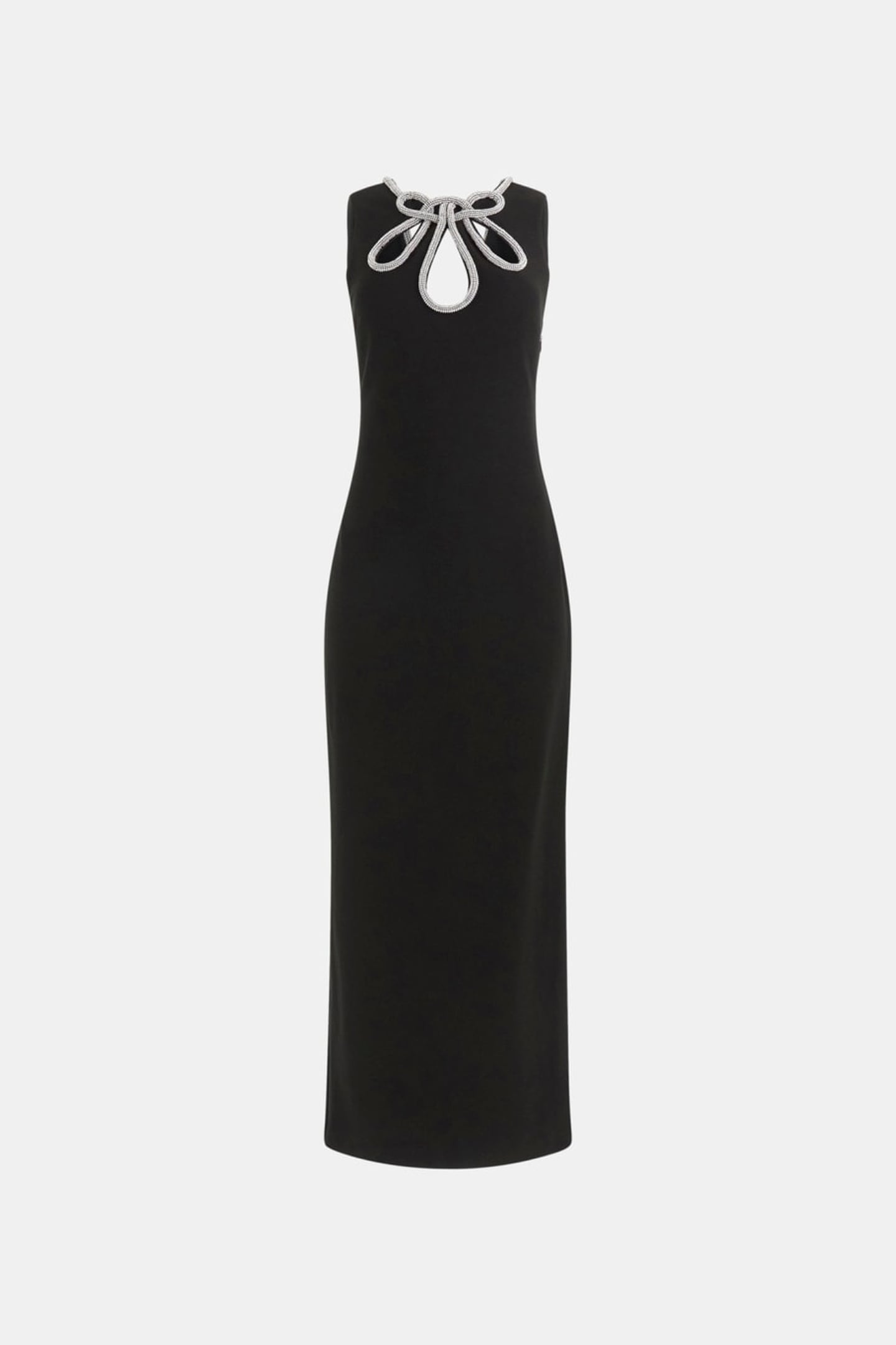 MARCIANO BY GUESS SERAFINA DRESS JET BLACK MULTI 4