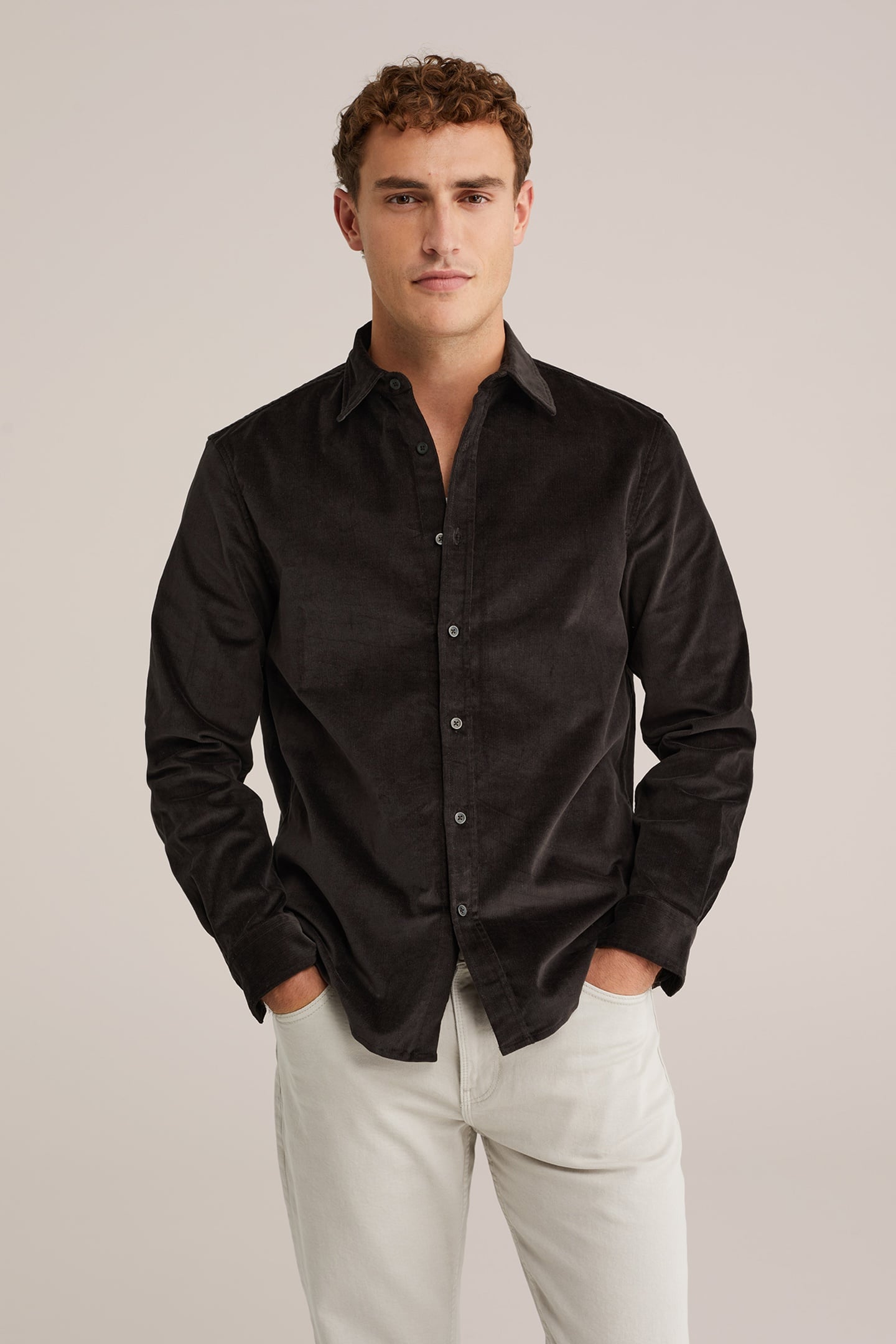 SHIRT DARK BROWN 1