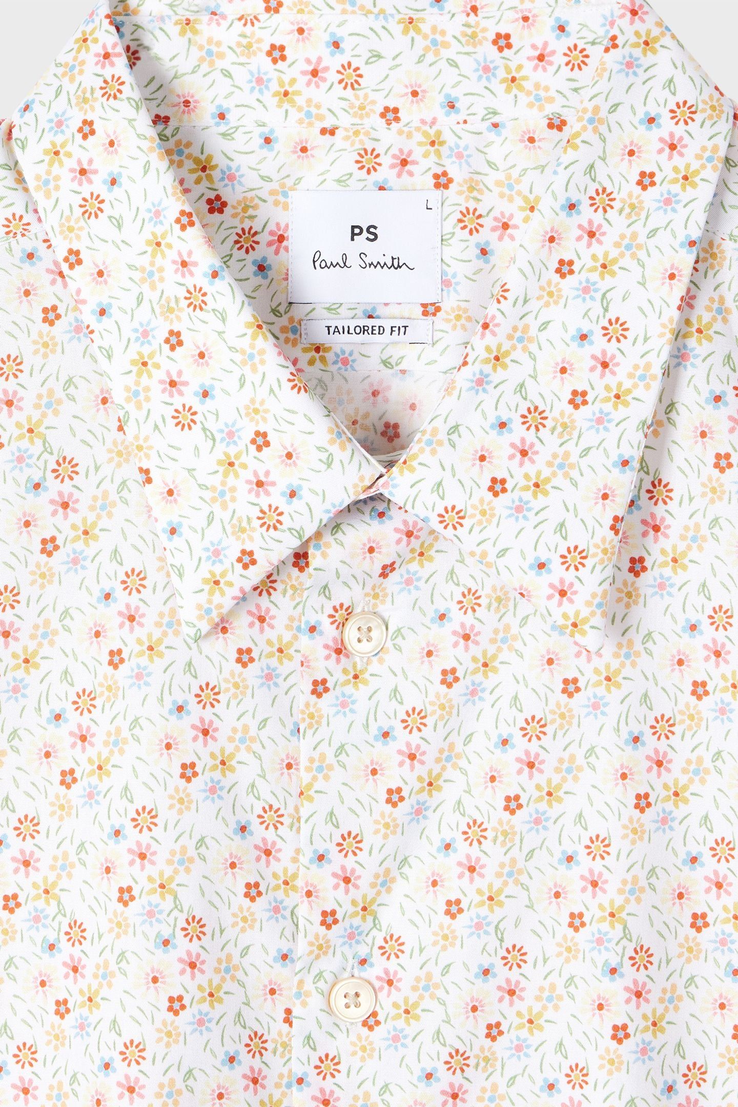 SS TAILORED FIT SHIRT WHITE 3