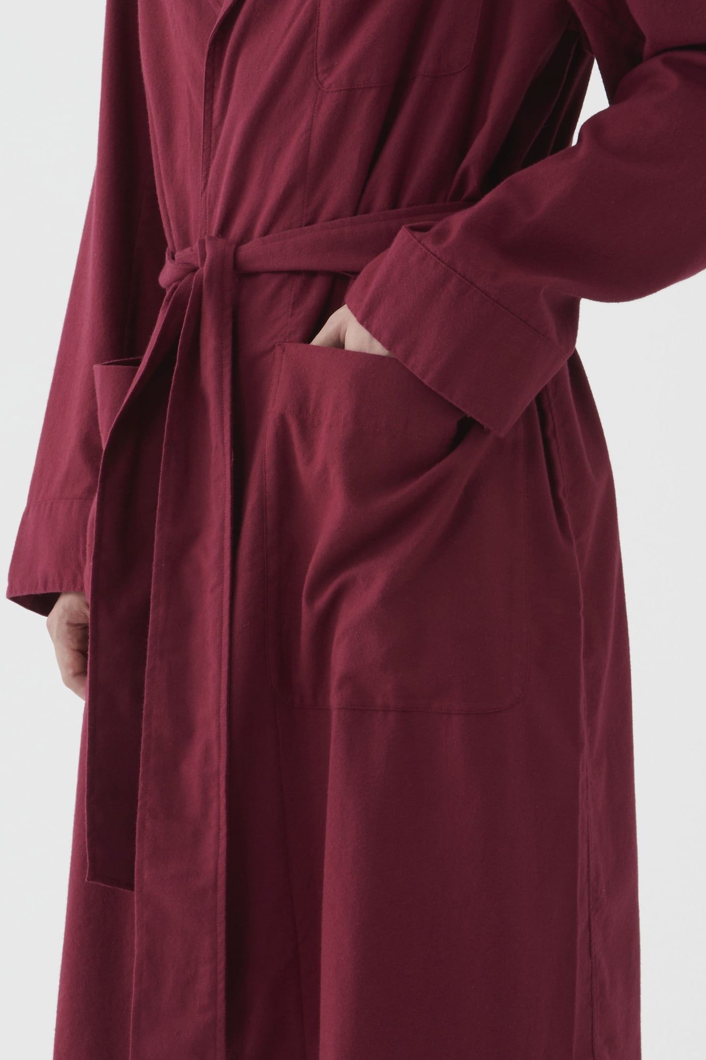 UNISEX FLANNEL, DRESSING GOWN BEYOND RED 8