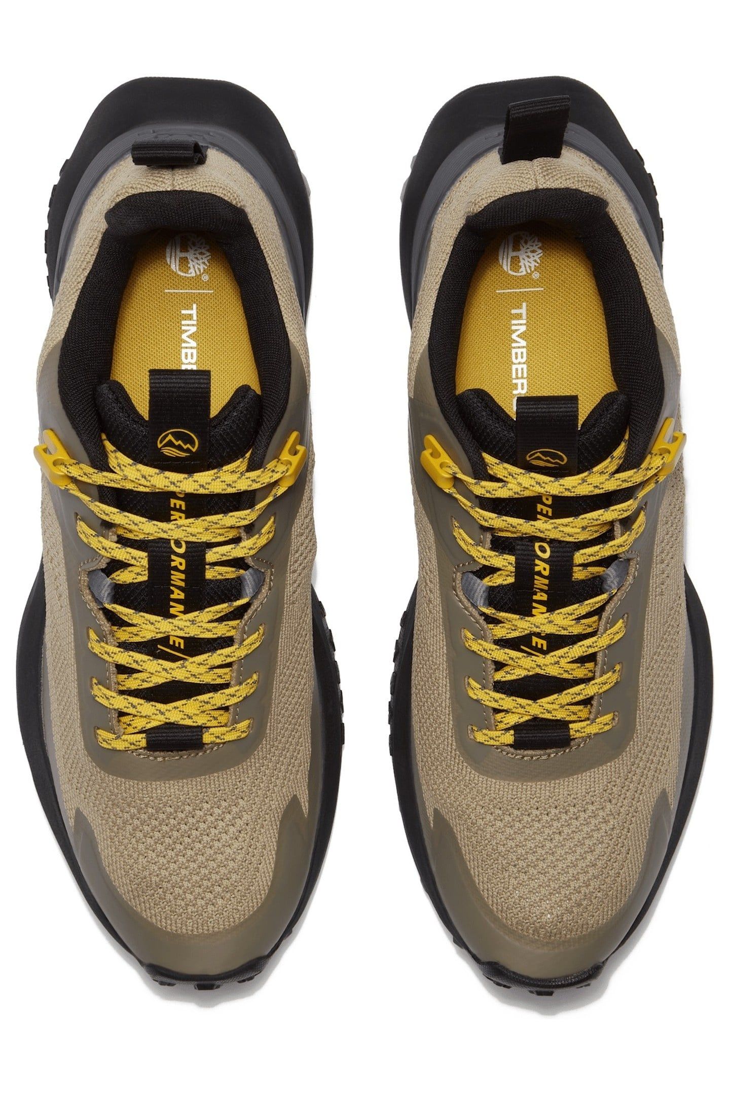 MOTION ACCESS LOW LACE UP SNEAKER LIGHT BROWN KNIT 5