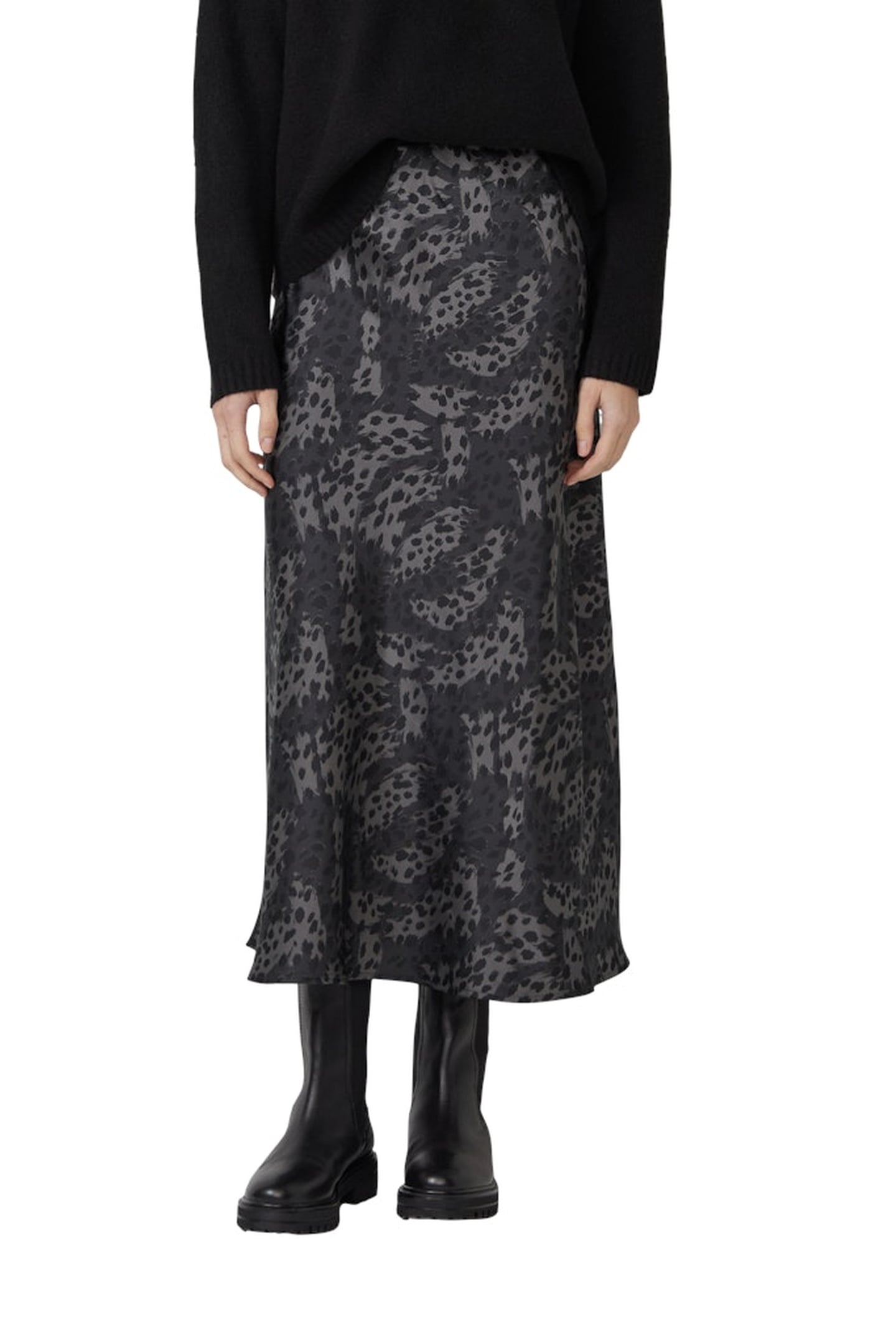 S.OLIVER SKIRTS GREY/BLACK 1