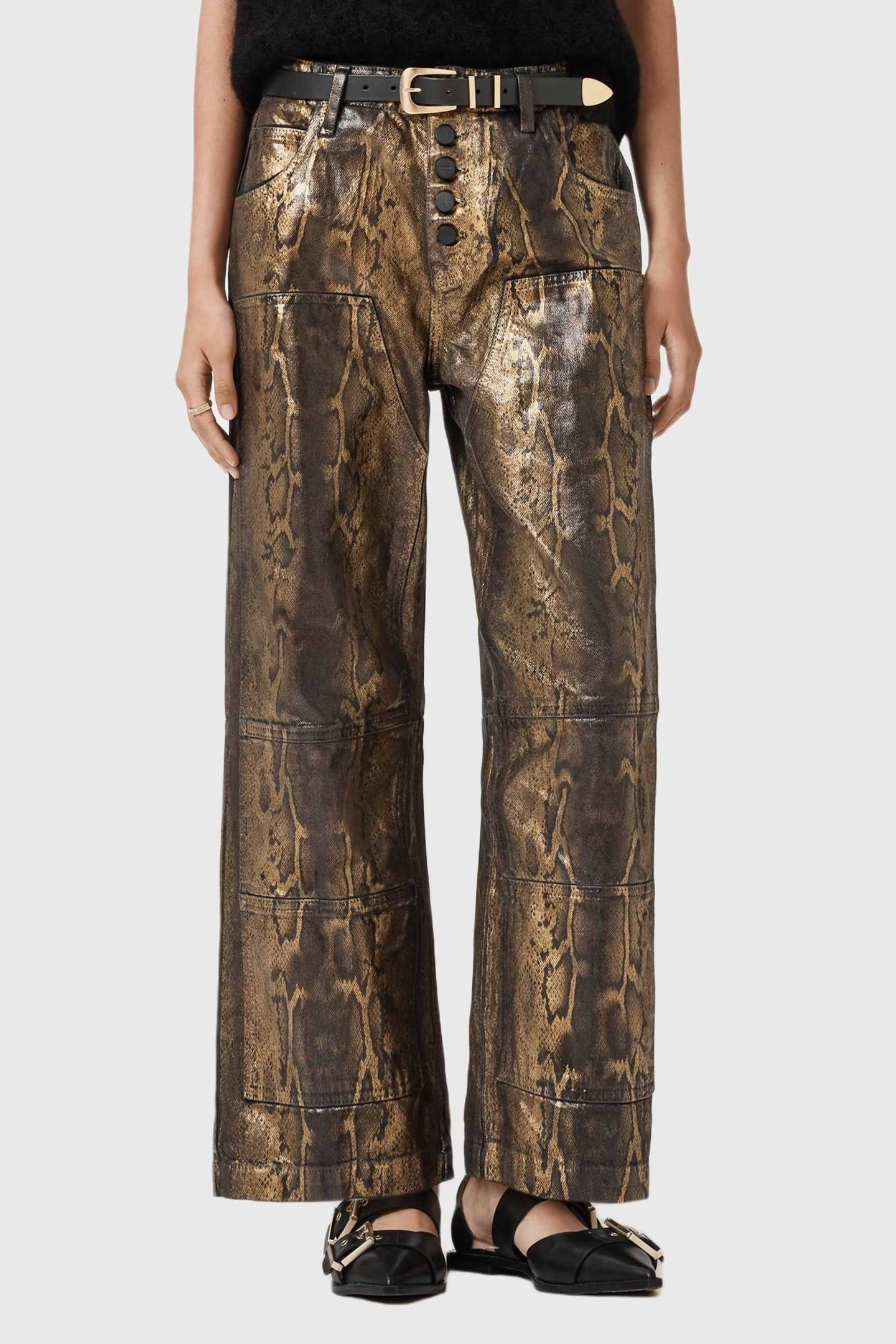 TAY CARPENTER JEAN SNAKE GOLD 1