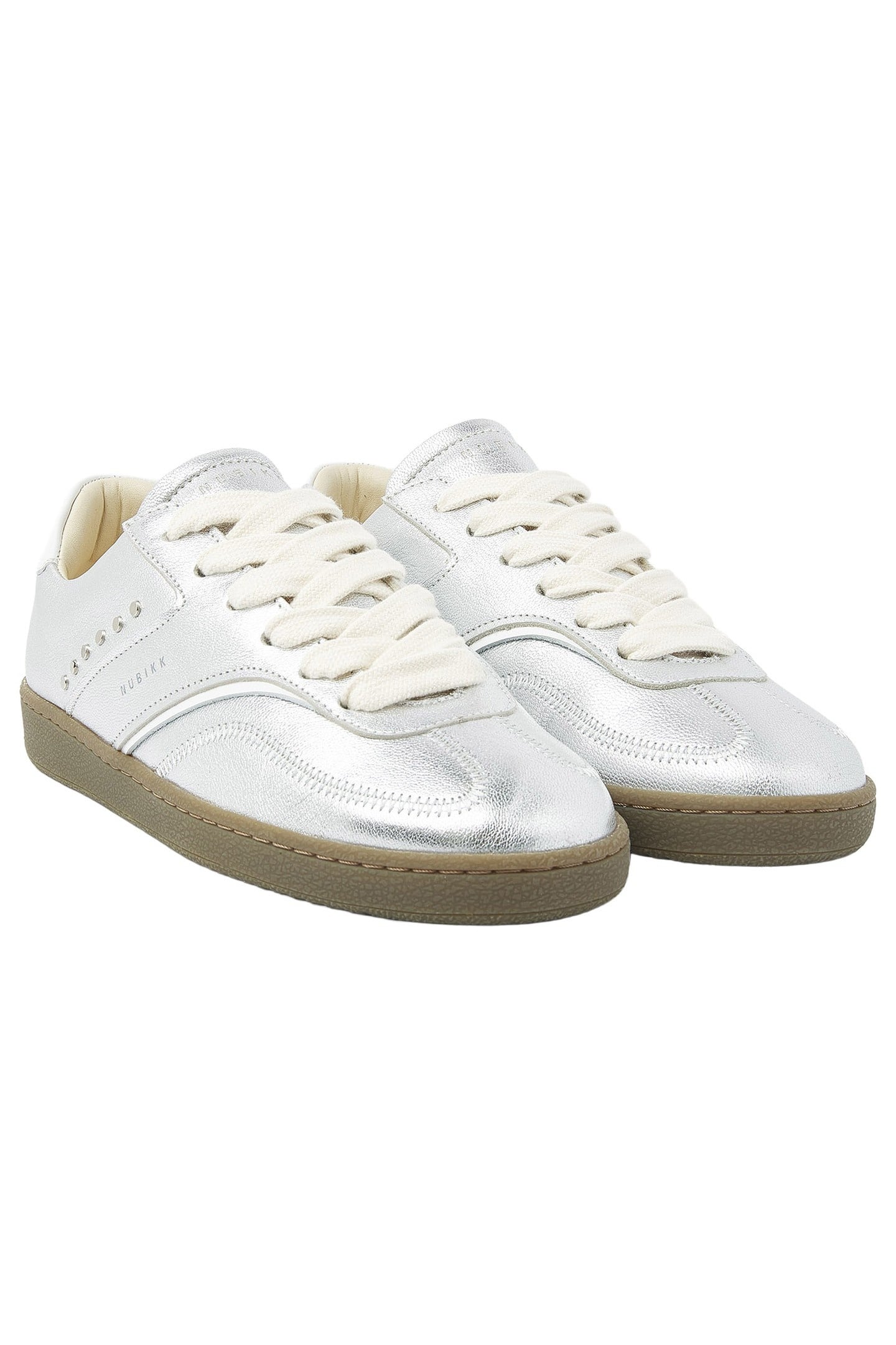 RAY OWEN STUDS SILVER METALLIC/ SHINY - MOCCA 2