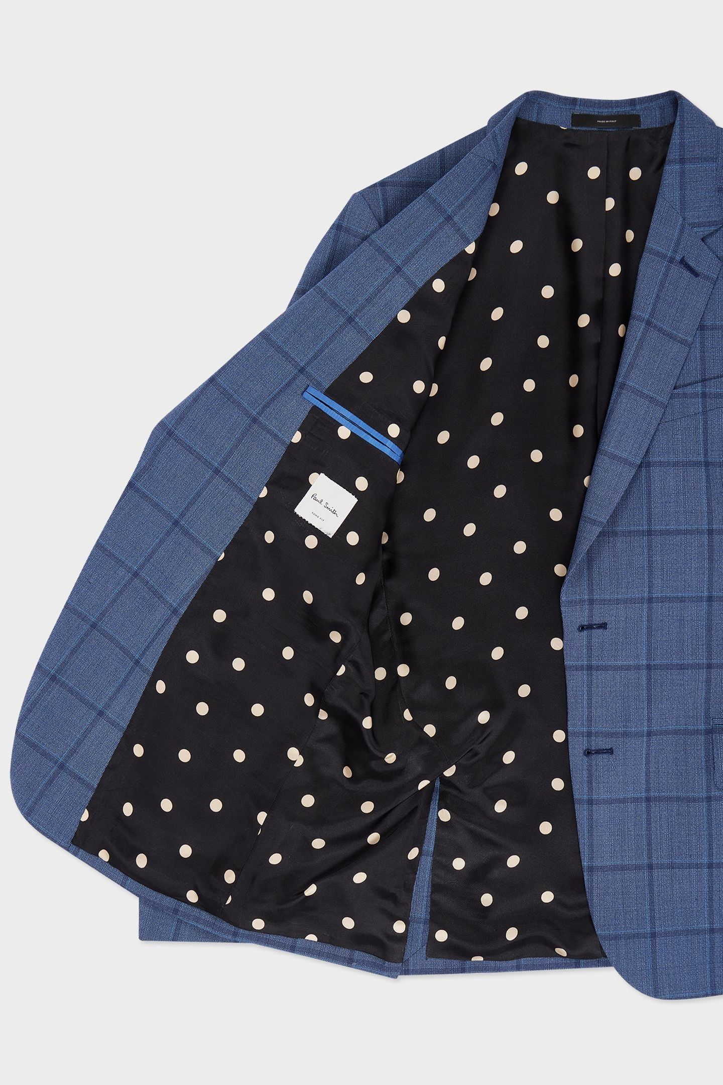 GENTS TAILORED FIT 2BTN JACKET PETROL BLUE 6