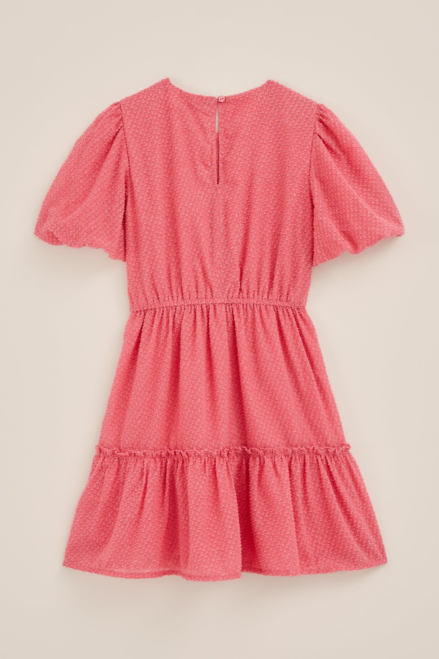 DRESS MID LENGTH CORAL PINK 4