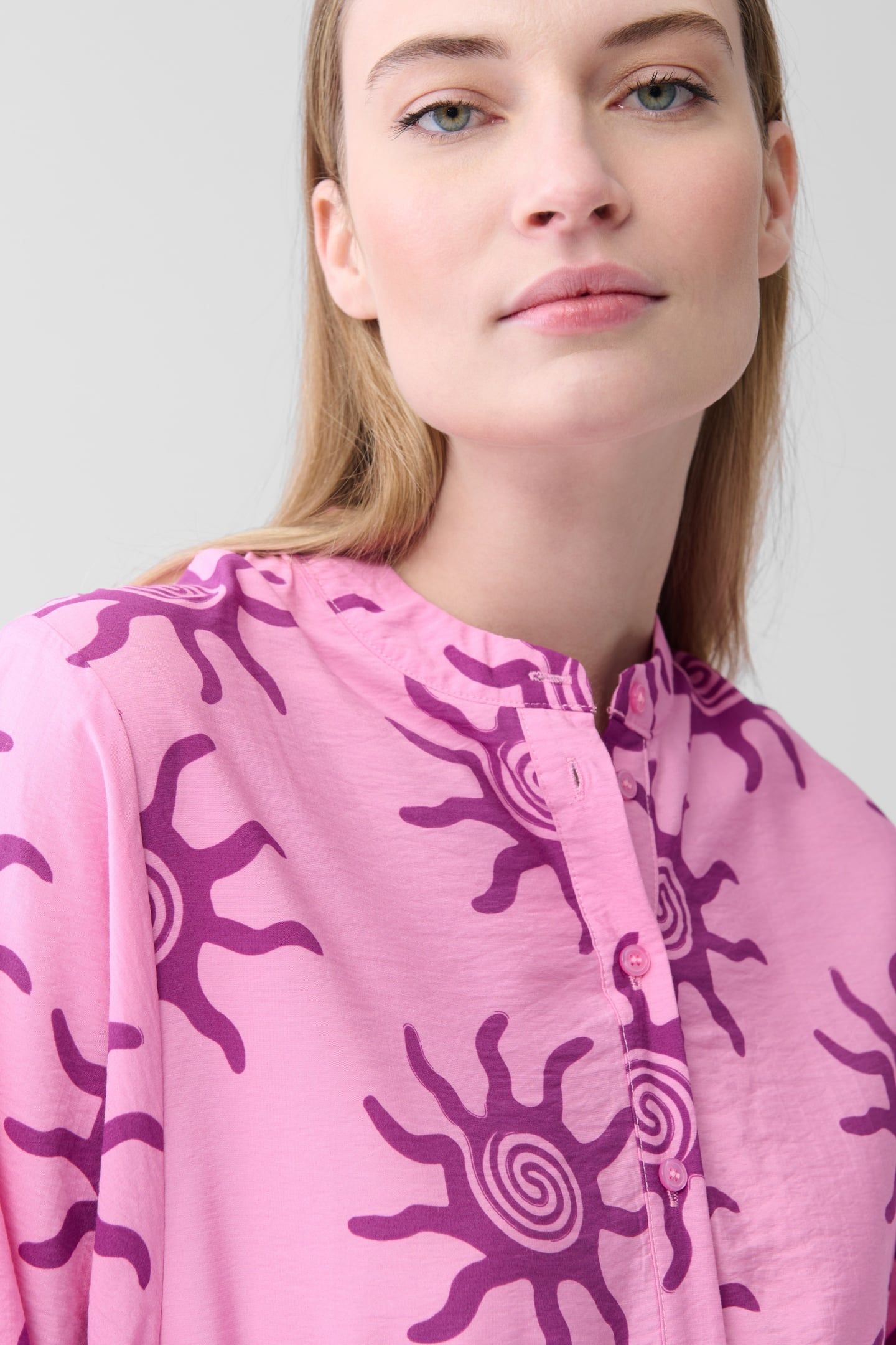 LA-SBBOWIE PRINT DRESS LIGHTPINK 7