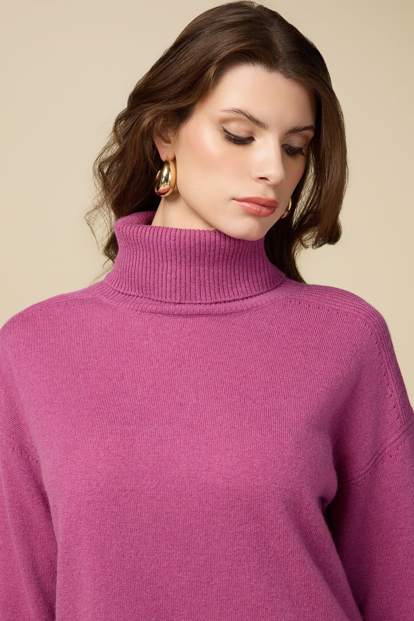 CASHMERE/WOOL TURTLENECK SWEATER LIGHT BLUE 4