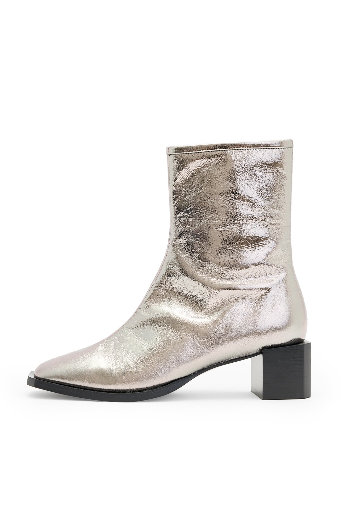 AVRIL METALLIC BOOT GUNMETAL GREY 1