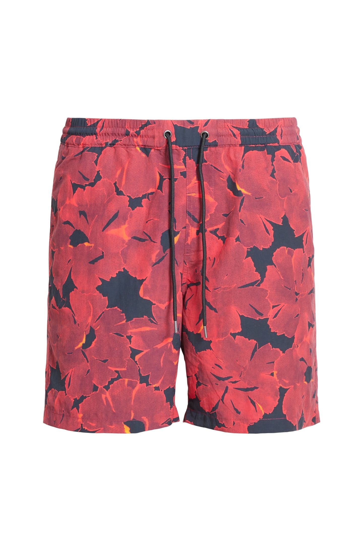 KAZA SWIMSHORT JET BLK/RED 4