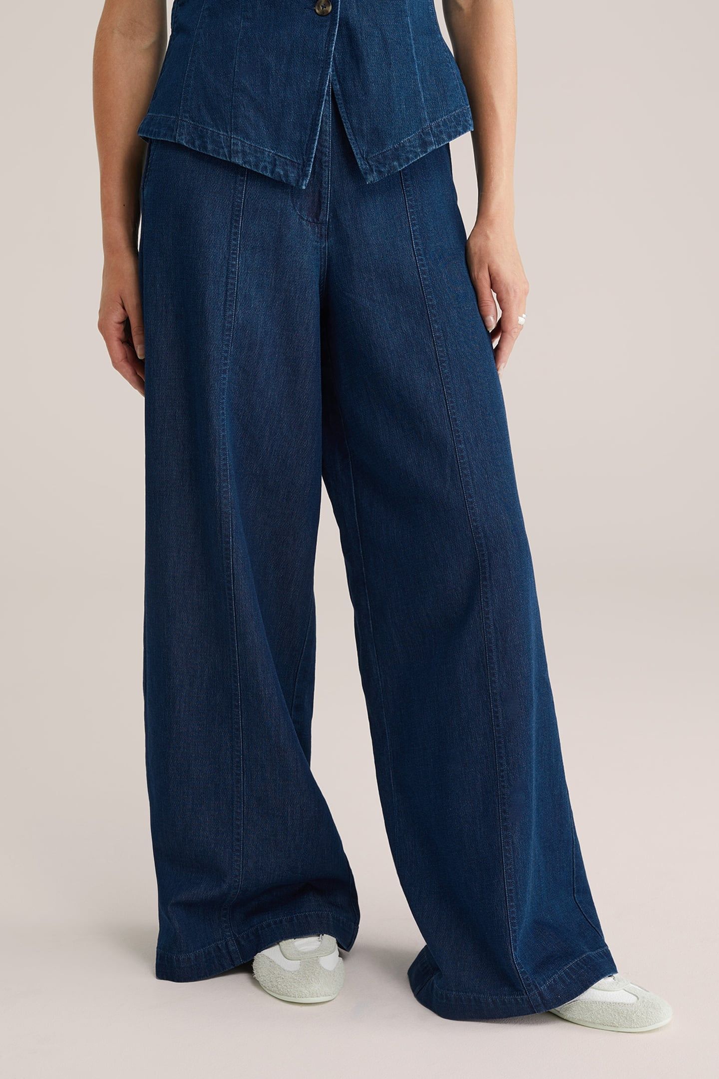5-POCKET HIGH RISE DARK BLUE 1