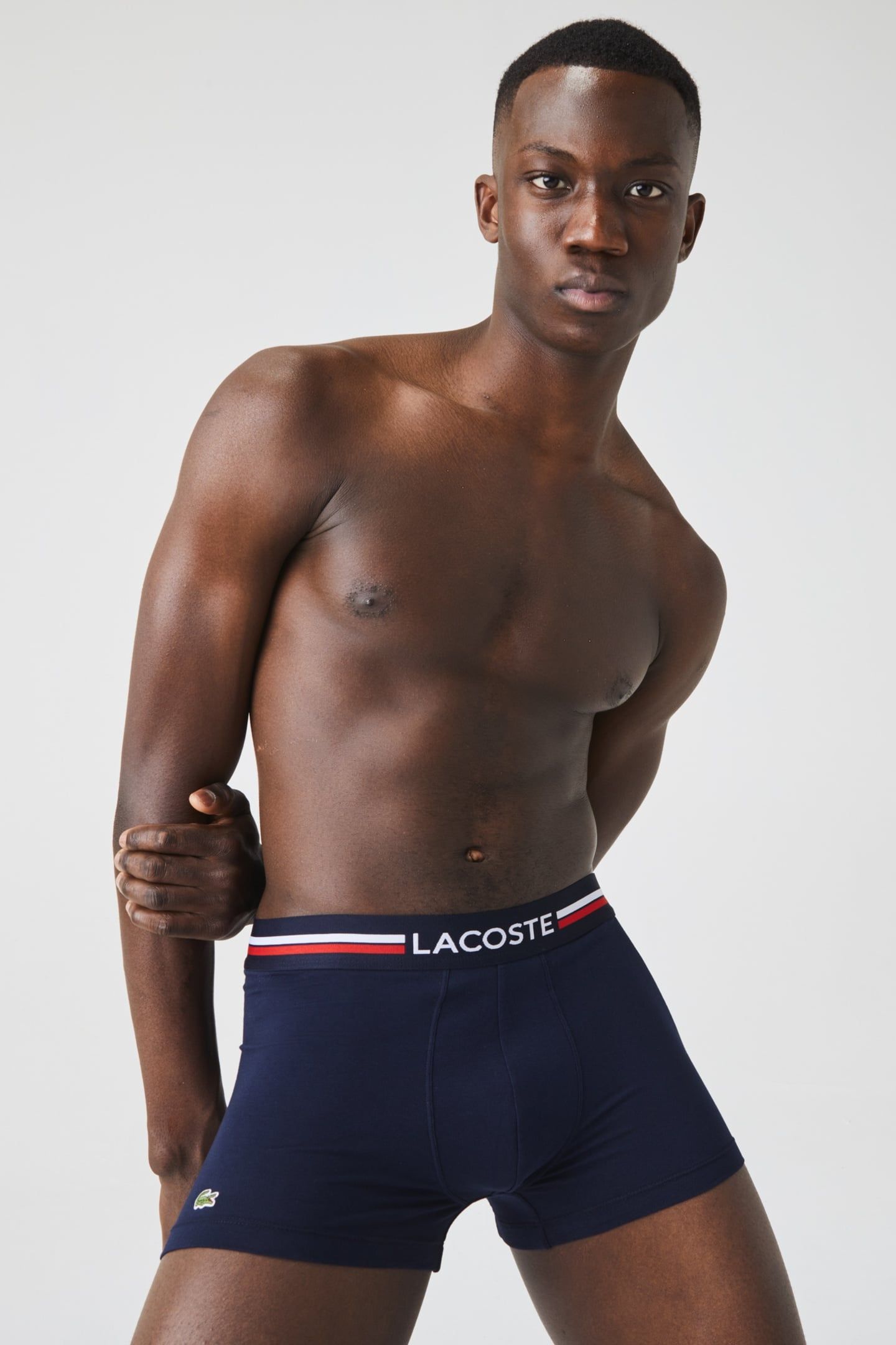 TRUNK MEN NAVY BLUE/SILVER CHINE 3