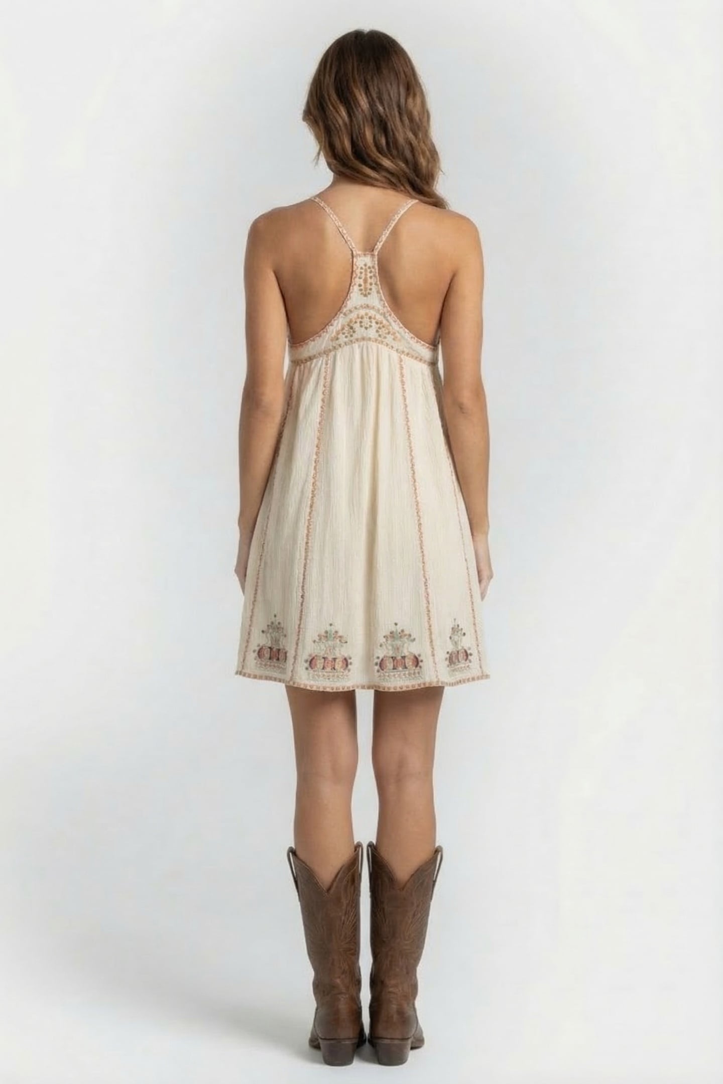 BRETTY DRESS ECRU 2