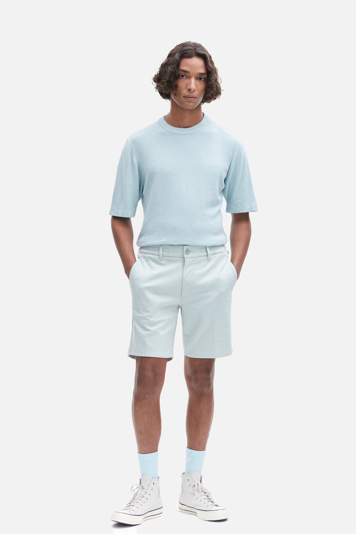 HARLEM SHORTS LIGHT GREEN 2