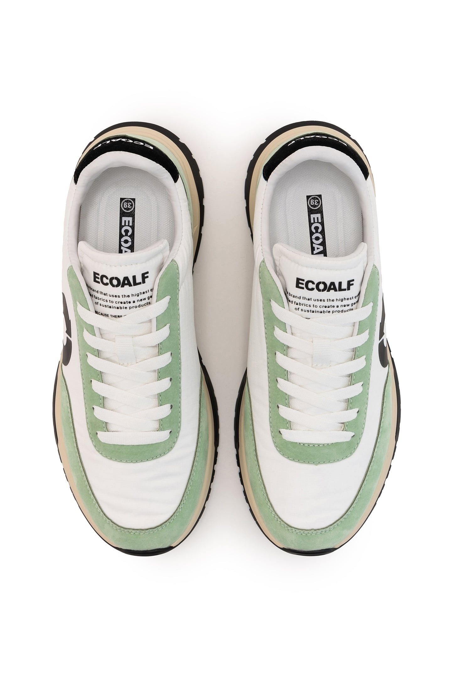 VENTURAALF SNEAKERS OFF WHITE/ GREEN 3