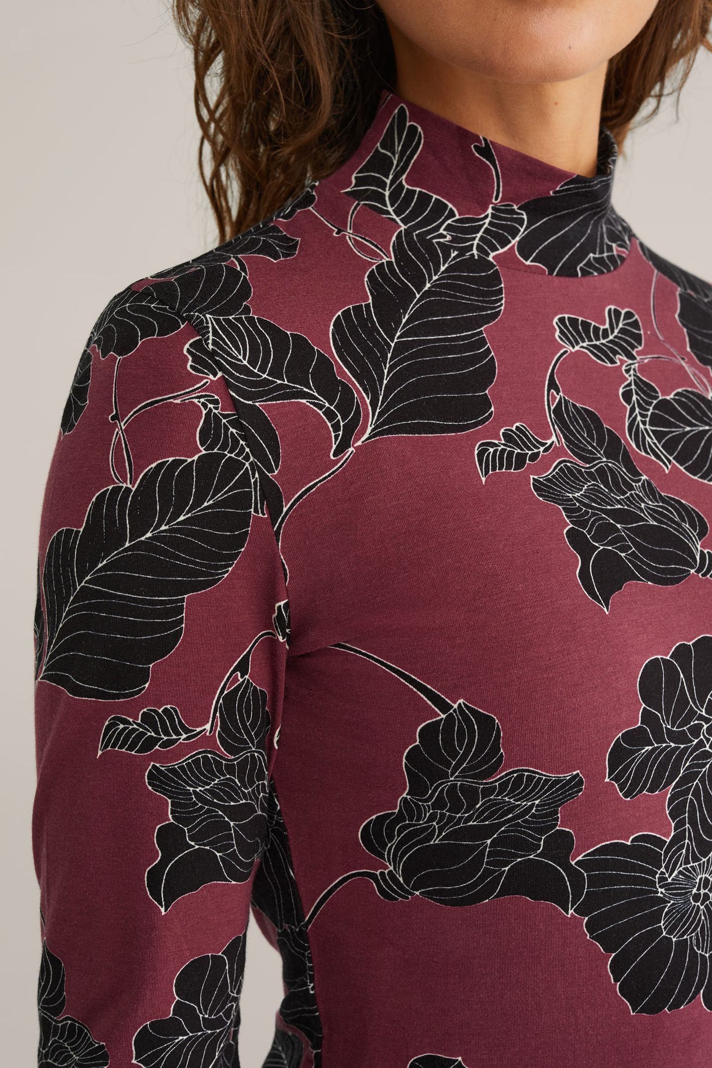 T-SHIRT BURGUNDY RED 5