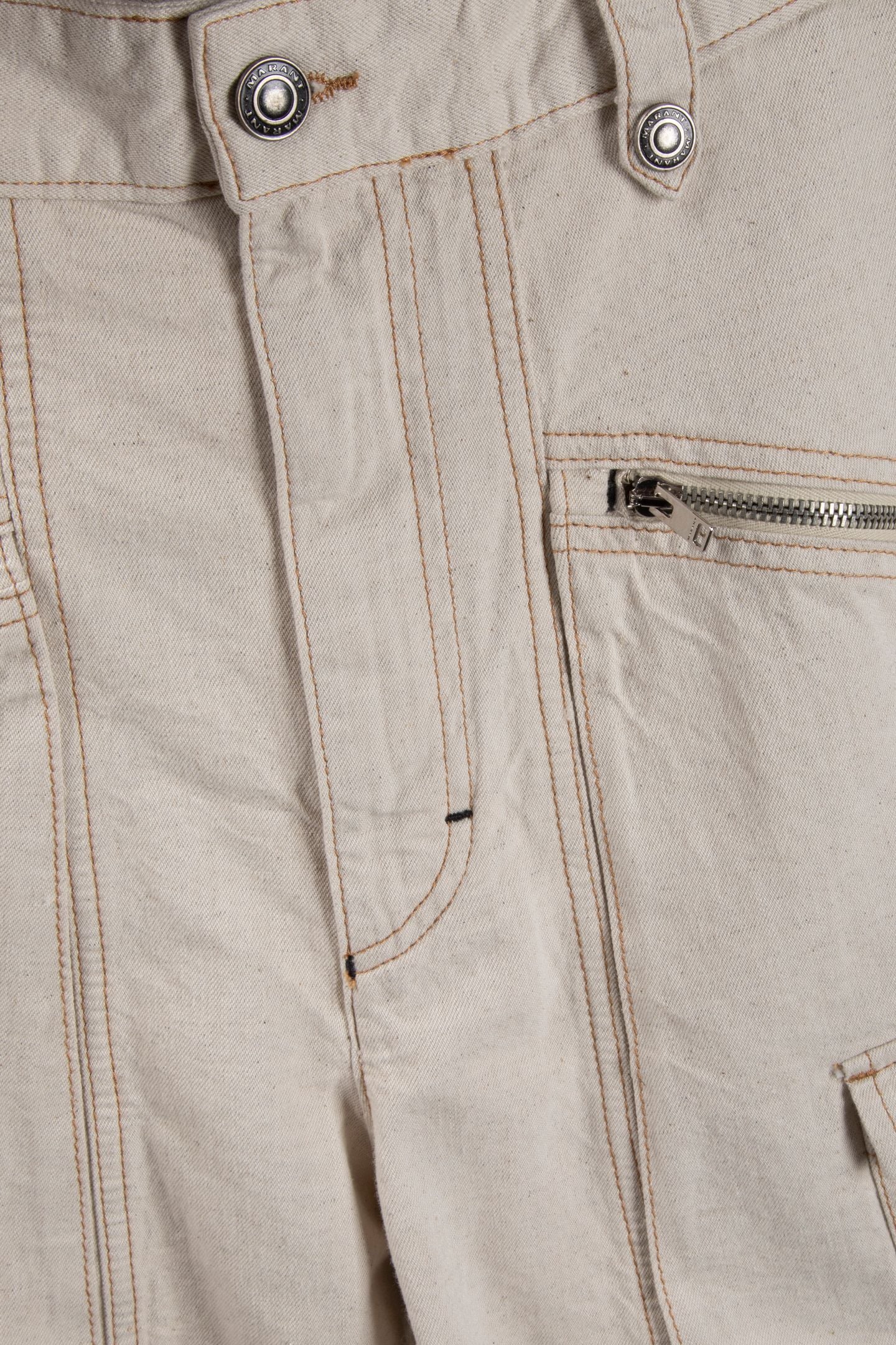 PEIO PANTS ECRU 4