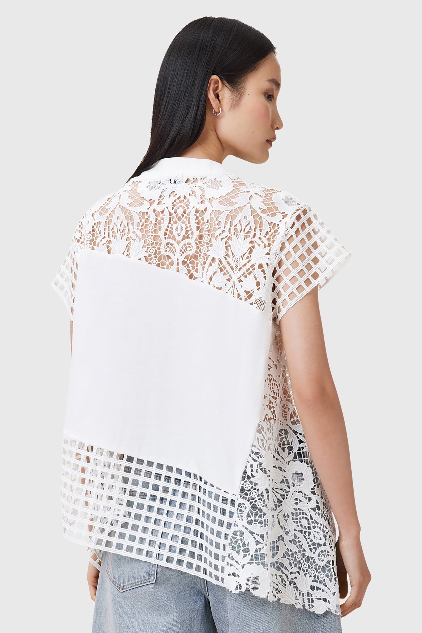 ZALA CROCHET TOP ECRU WHITE 4