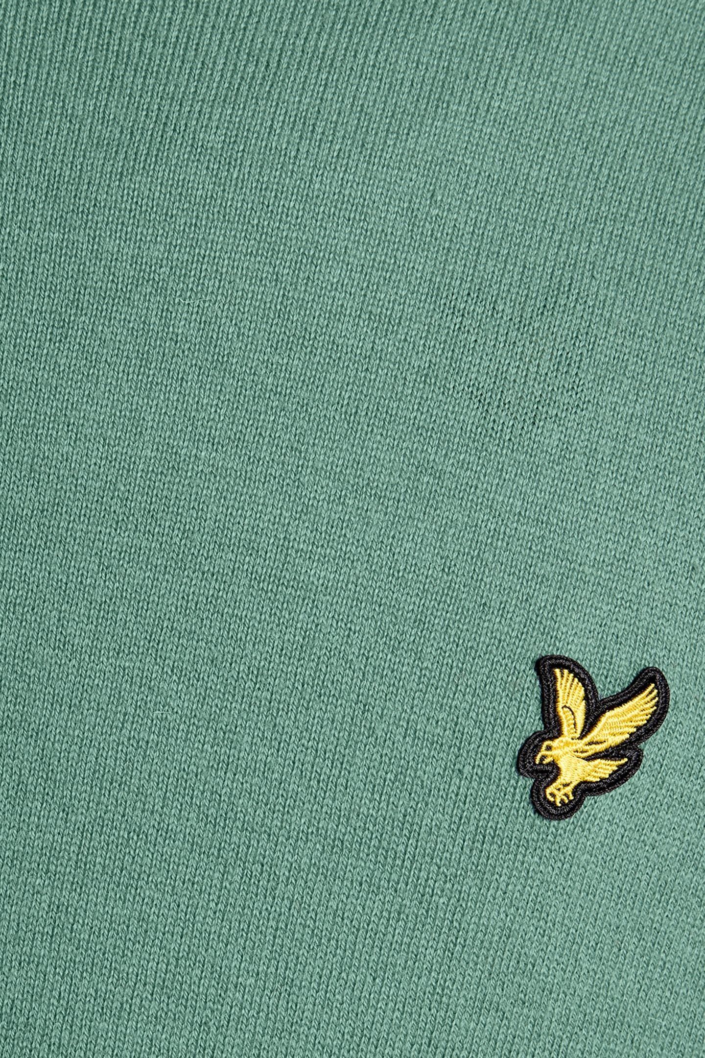 COTTON MERINO CREW NECK JUMPER AGAVE GREEN 6